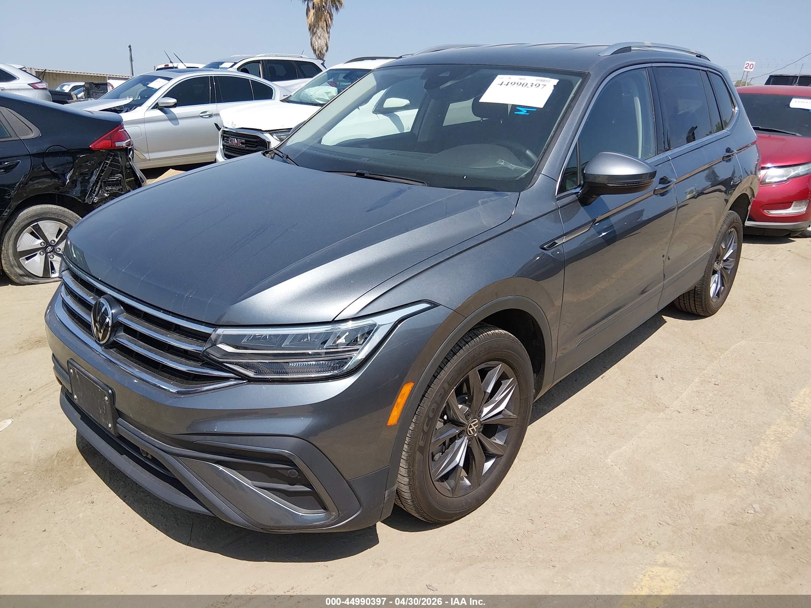2023 Volkswagen Tiguan VIN 3VV3B7AX6PM122950 IAAI salvage auction — Rear End, Salvage (California), sold $7,800 on 2026-07-10 (photo 2)