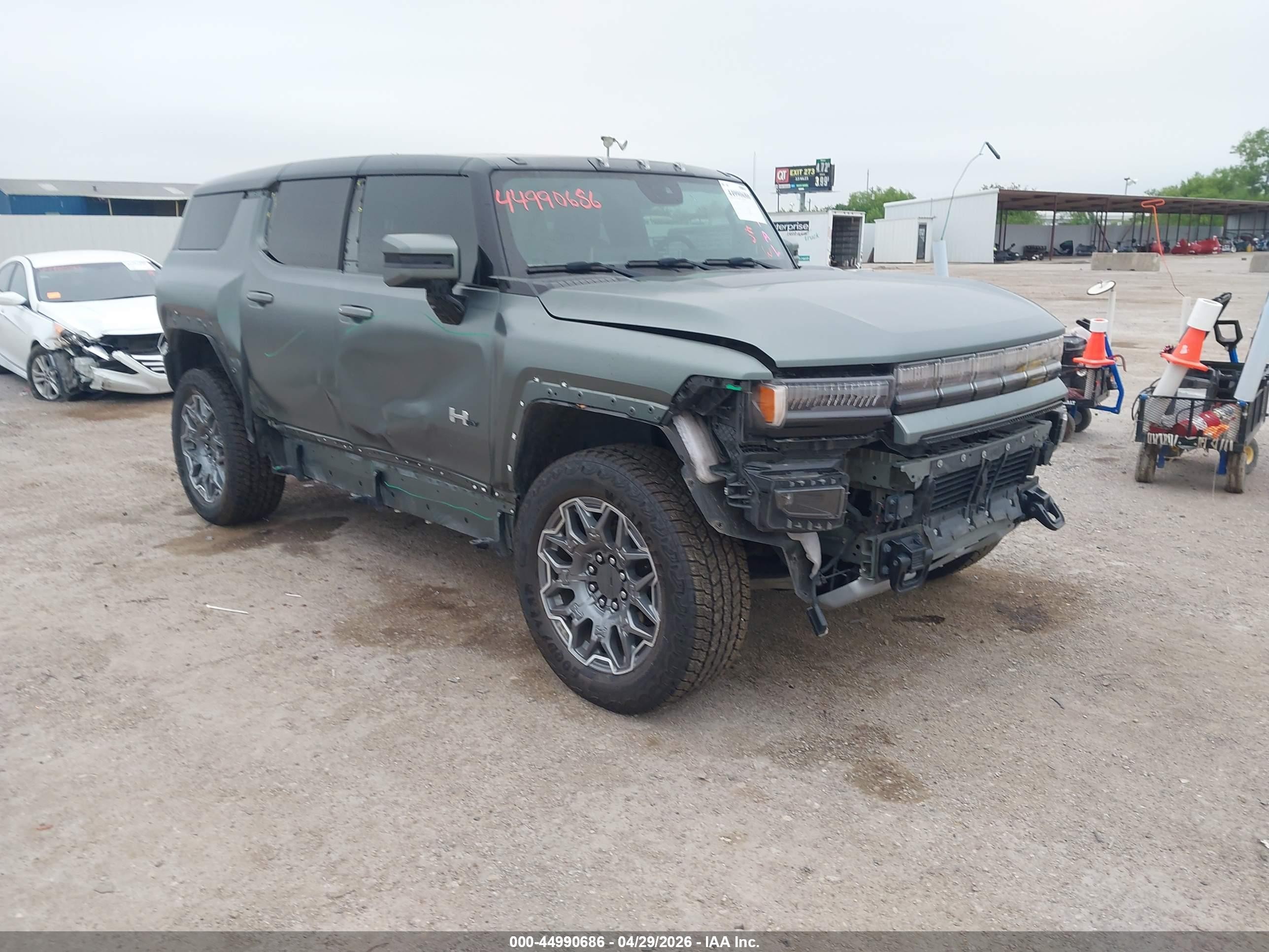 2024 GMC Hummer EV VIN 1GKB0RDC1RU100054 IAAI salvage auction — Front End, Original (Texas), sold $33,250 on 2026-07-10 (photo 1)