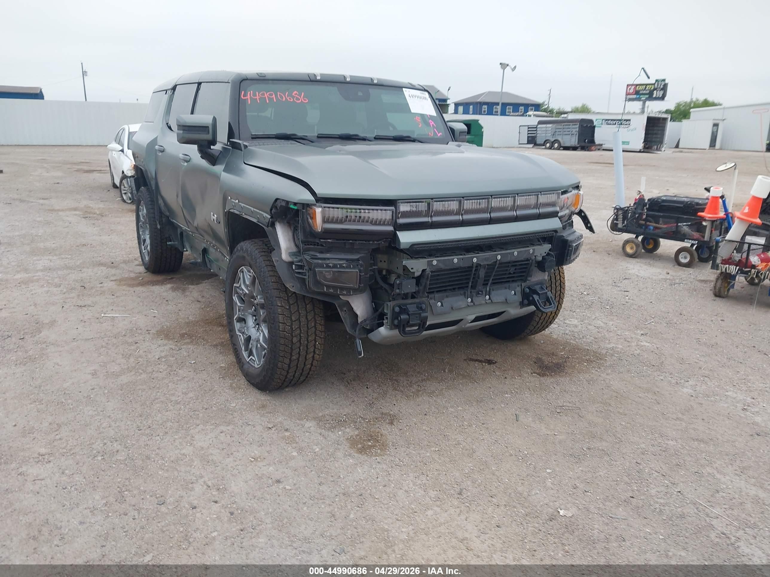 2024 GMC Hummer EV VIN 1GKB0RDC1RU100054 IAAI salvage auction — Front End, Original (Texas), sold $33,250 on 2026-07-10 (photo 6)