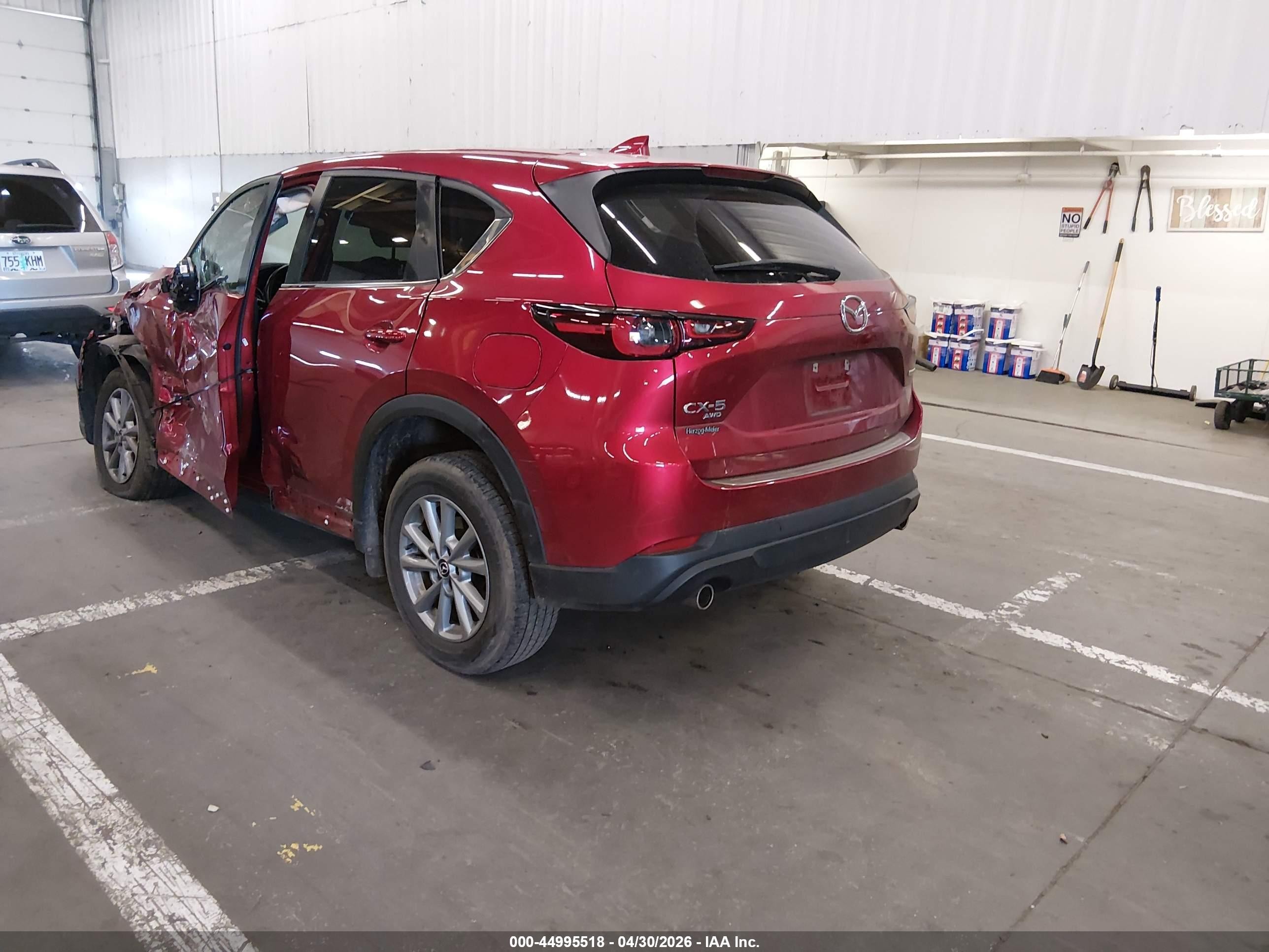 2023 Mazda CX-5 VIN JM3KFBBM9P0216417 IAAI salvage auction — Unknown, Salvage (Oregon), sold $5,400 on 2026-07-09 (photo 3)