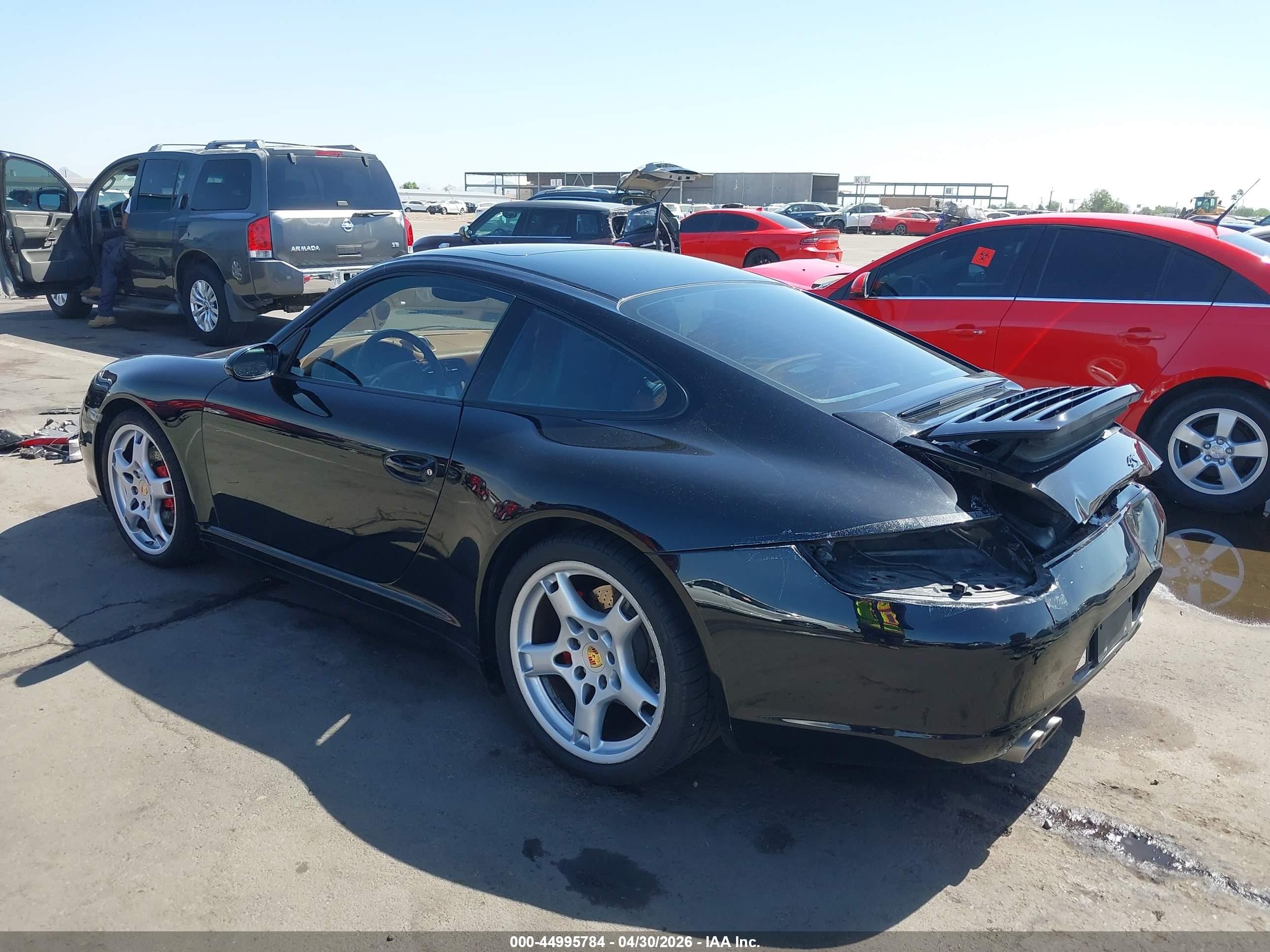 2008 Porsche 911 VIN WP0AB299X8S732292 IAAI salvage auction — Rear End, Salvage (Colorado), sold $25,300 on 2026-06-30 (photo 3)