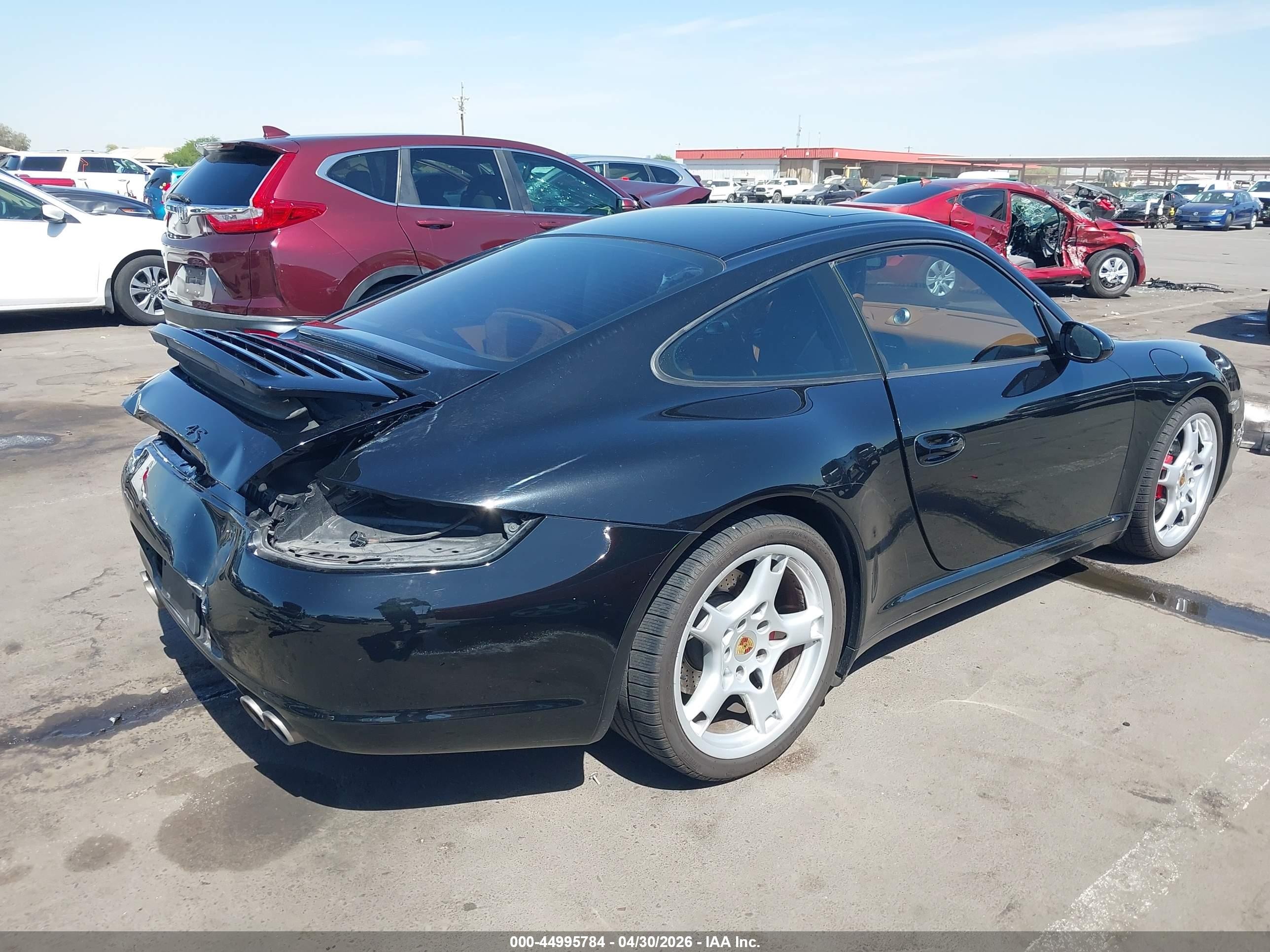 2008 Porsche 911 VIN WP0AB299X8S732292 IAAI salvage auction — Rear End, Salvage (Colorado), sold $25,300 on 2026-06-30 (photo 4)
