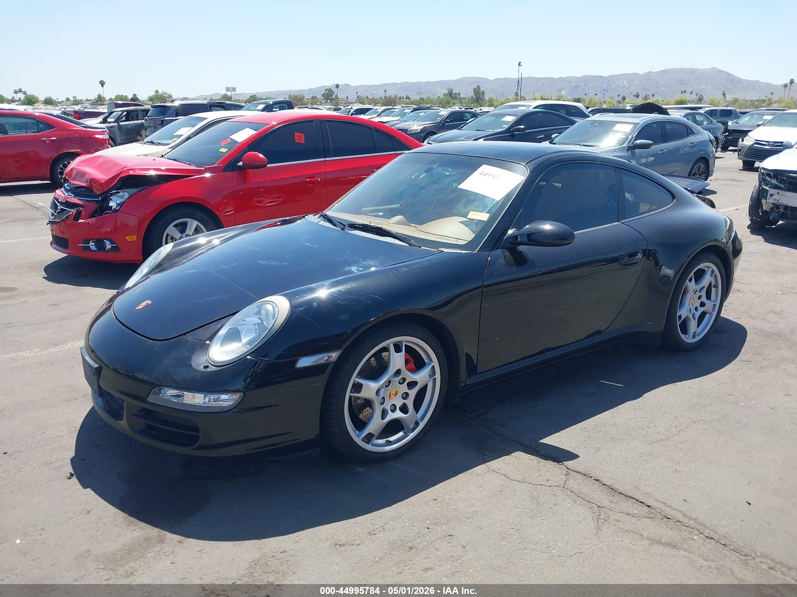 2008 Porsche 911 VIN WP0AB299X8S732292 IAAI salvage auction — Rear End, Salvage (Colorado), sold $25,300 on 2026-06-30 (photo 2)
