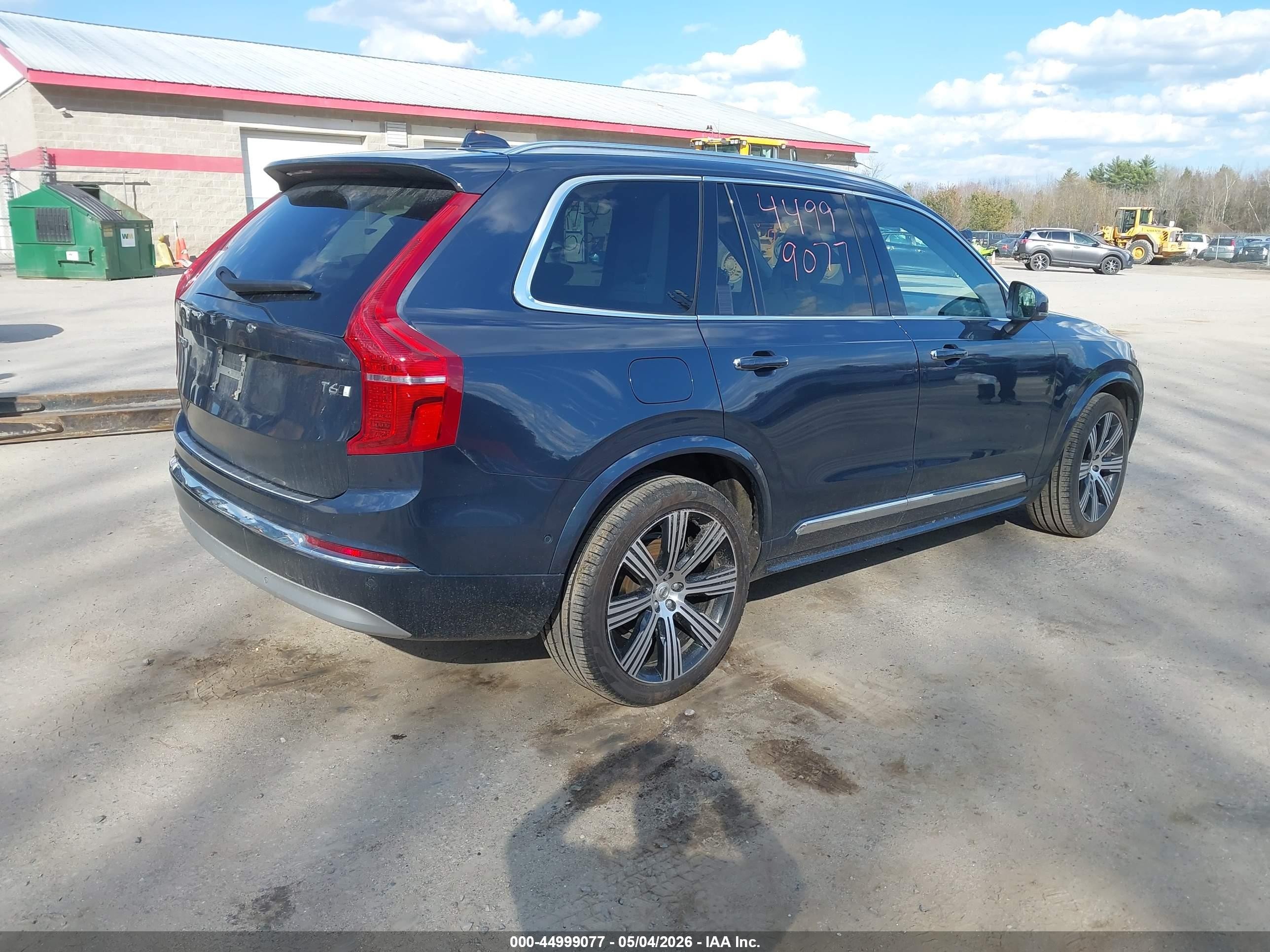 2022 Volvo XC90 VIN YV4A221L2N1804740 IAAI salvage auction — Unknown, Salvage (Idaho), sold $16,100 on 2026-07-04 (photo 4)