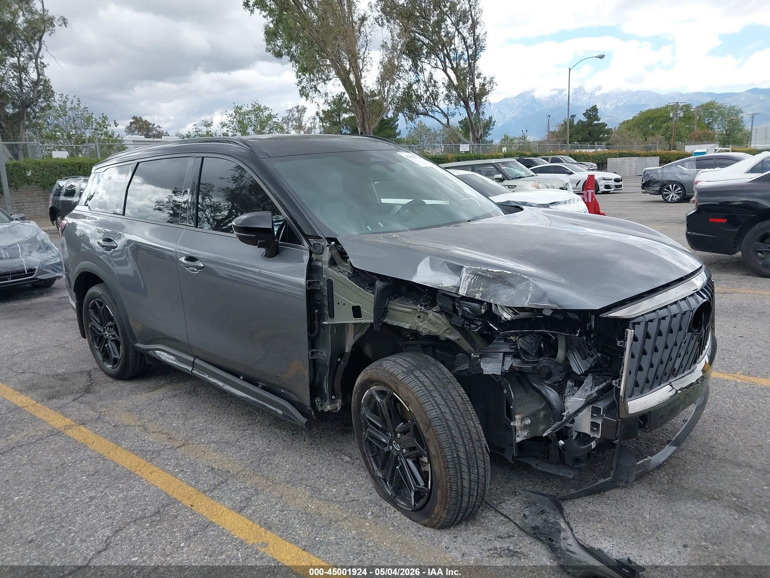 2026 Infiniti QX60 VIN 5N1AL1FW8TC334160 — IAAI salvage auction photo