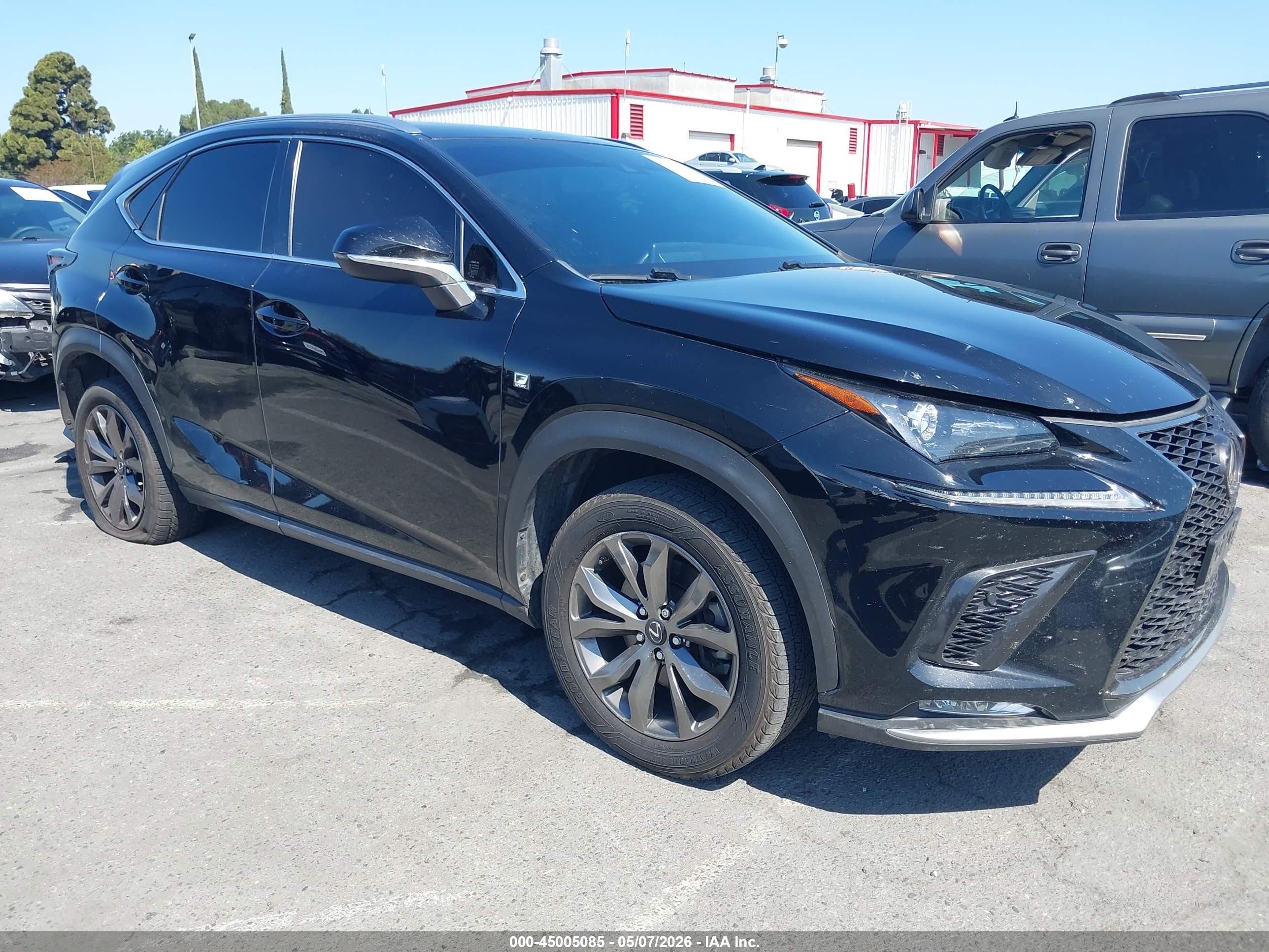 2021 Lexus NX 300 VIN JTJSARBZ6M2182865 — IAAI salvage auction photo