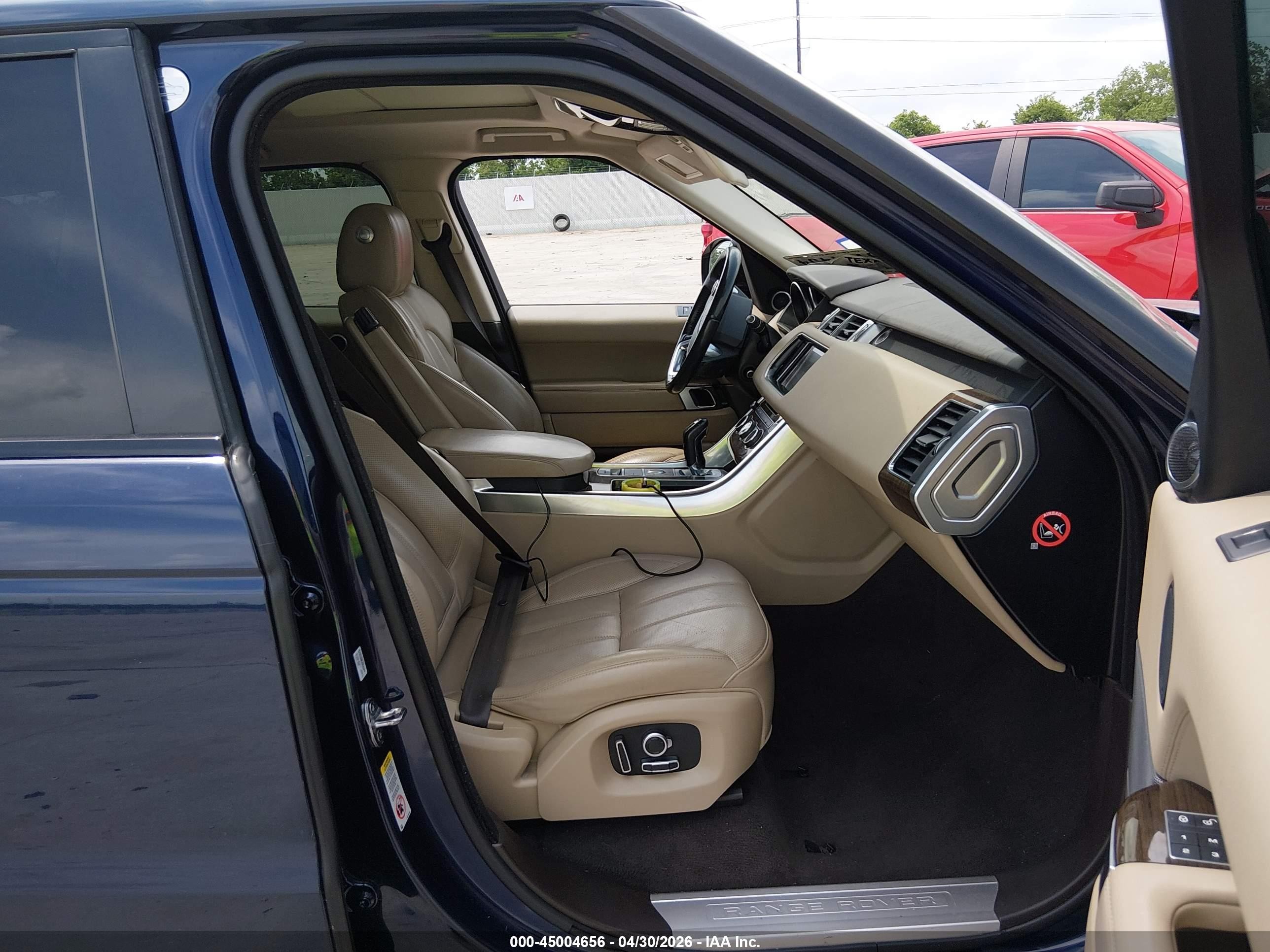 2016 Land rover Range rover sport VIN SALWR2PF5GA122131 IAAI salvage auction — Unknown, Salvage (Texas), sold $3,800 on 2026-09-18 (photo 5)