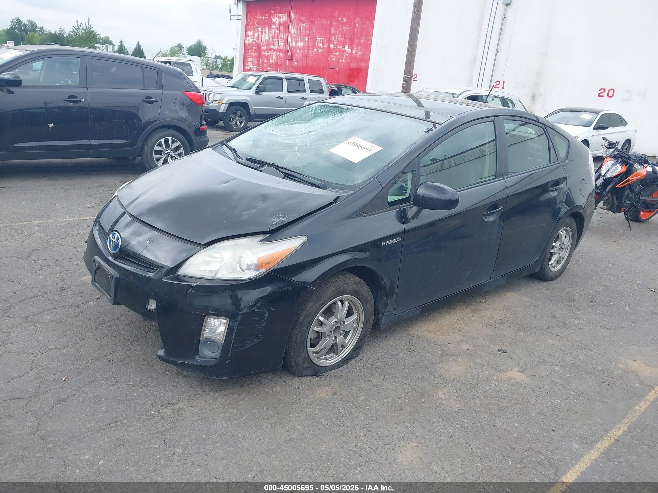 2010 Toyota Prius VIN JTDKN3DU6A0063095 IAAI salvage auction — Biohazard/Chemical, Salvage (Oregon), sold $1,575 on 2026-07-09 (photo 2)