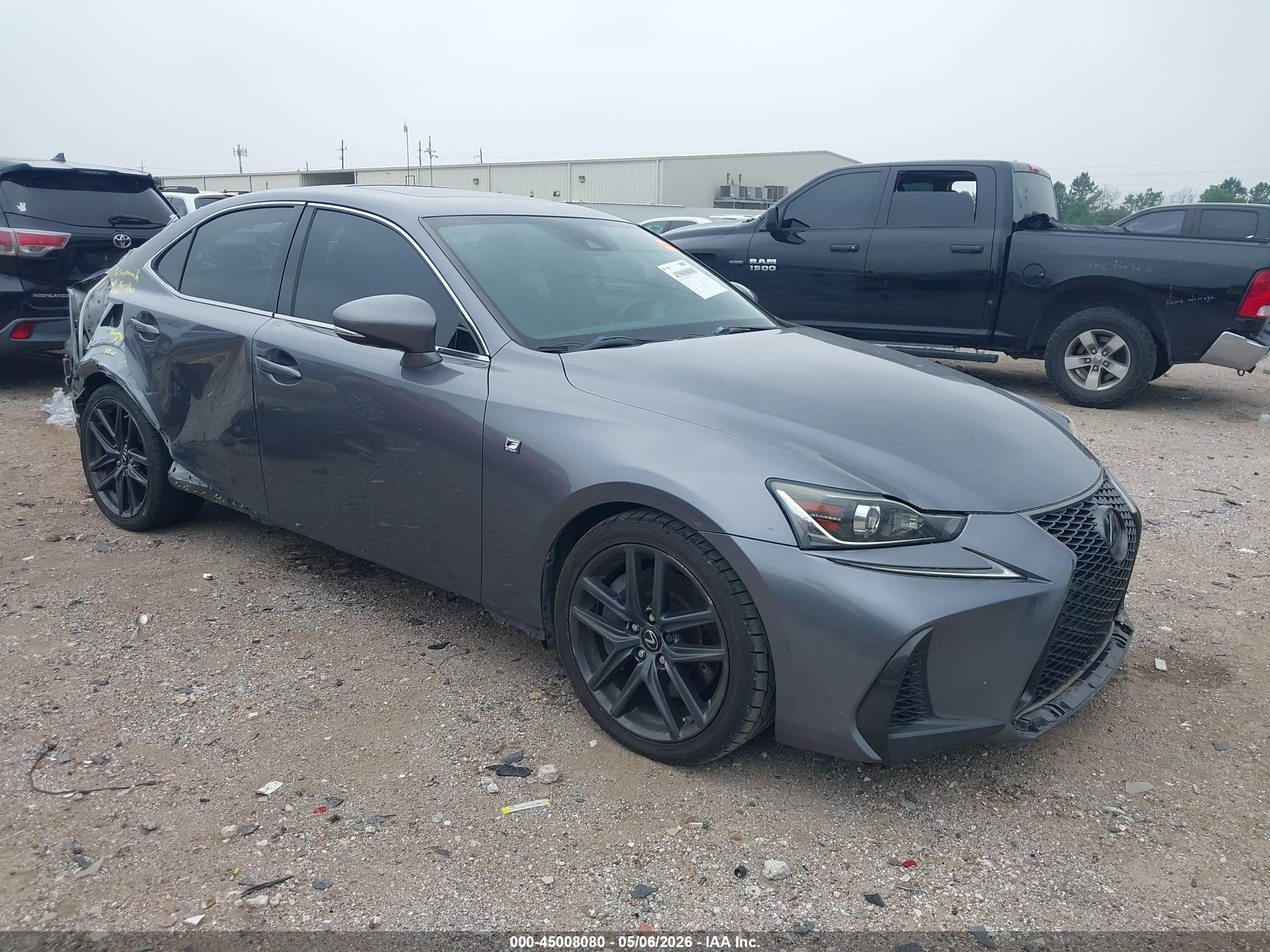 2017 Lexus IS 200t VIN JTHBA1D24H5049965 — IAAI salvage auction photo