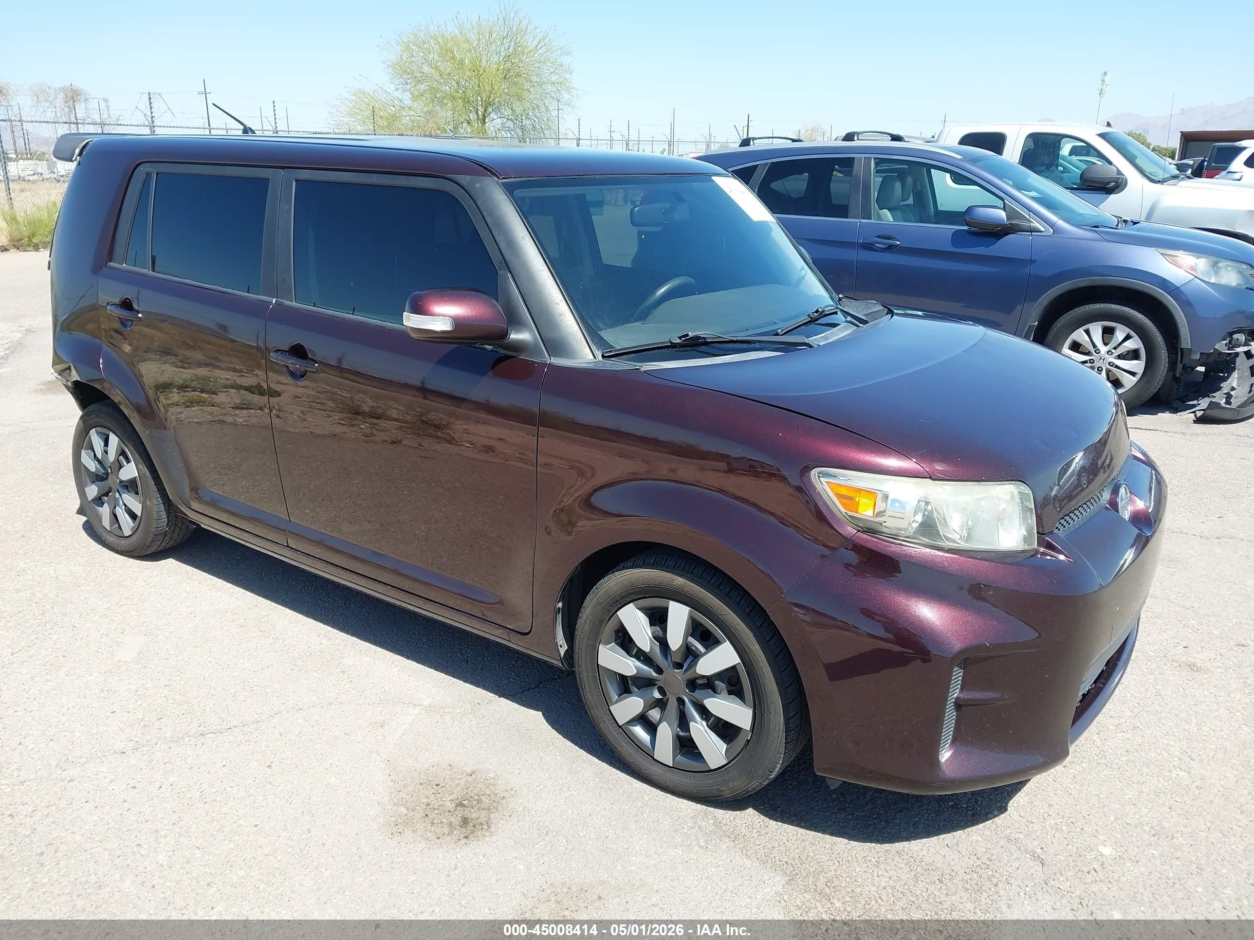 2011 Scion xB VIN JTLZE4FE6B1120292 IAAI salvage auction — Rear End, Salvage (Arizona), sold $450 on 2026-07-09 (photo 1)