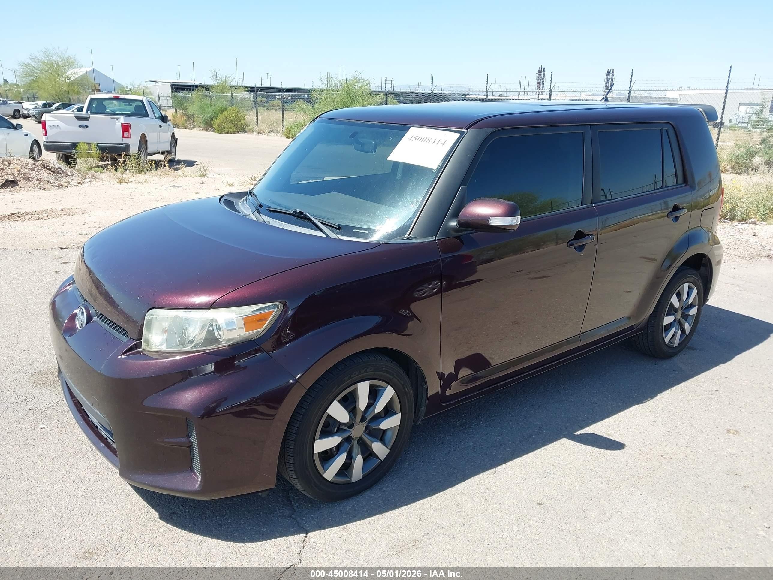2011 Scion xB VIN JTLZE4FE6B1120292 IAAI salvage auction — Rear End, Salvage (Arizona), sold $450 on 2026-07-09 (photo 2)