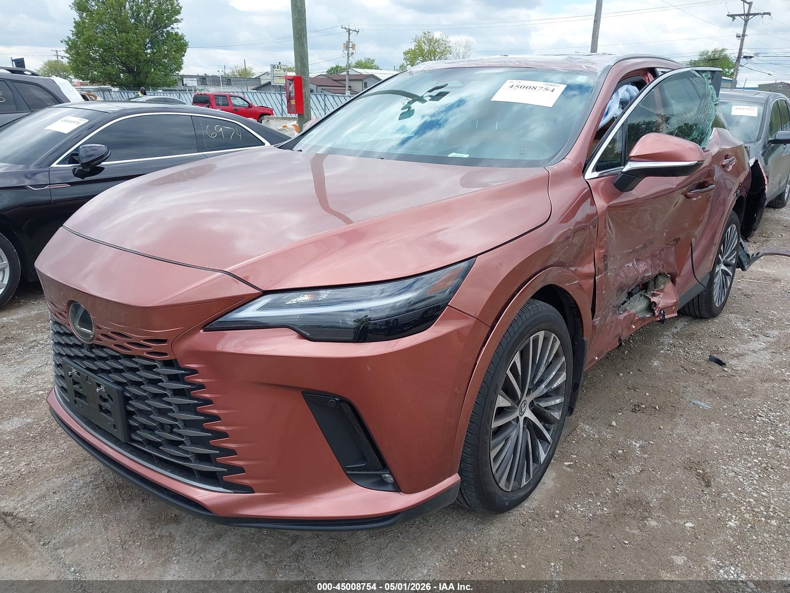 2024 Lexus RX 350 VIN 2T2BAMCA4RC060086 IAAI salvage auction — All Over, Salvage (Illinois), sold $19,100 on 2026-07-05 (photo 2)