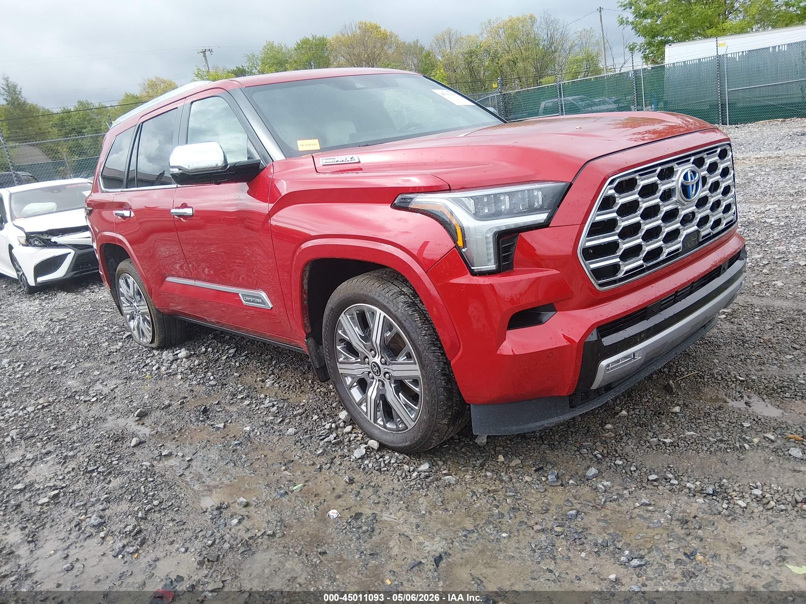 2024 Toyota Sequoia VIN 7SVAAABA3RX039950 IAAI salvage auction — Rear End, Salvage (West Virginia), sold $33,750 on 2026-07-08 (photo 1)