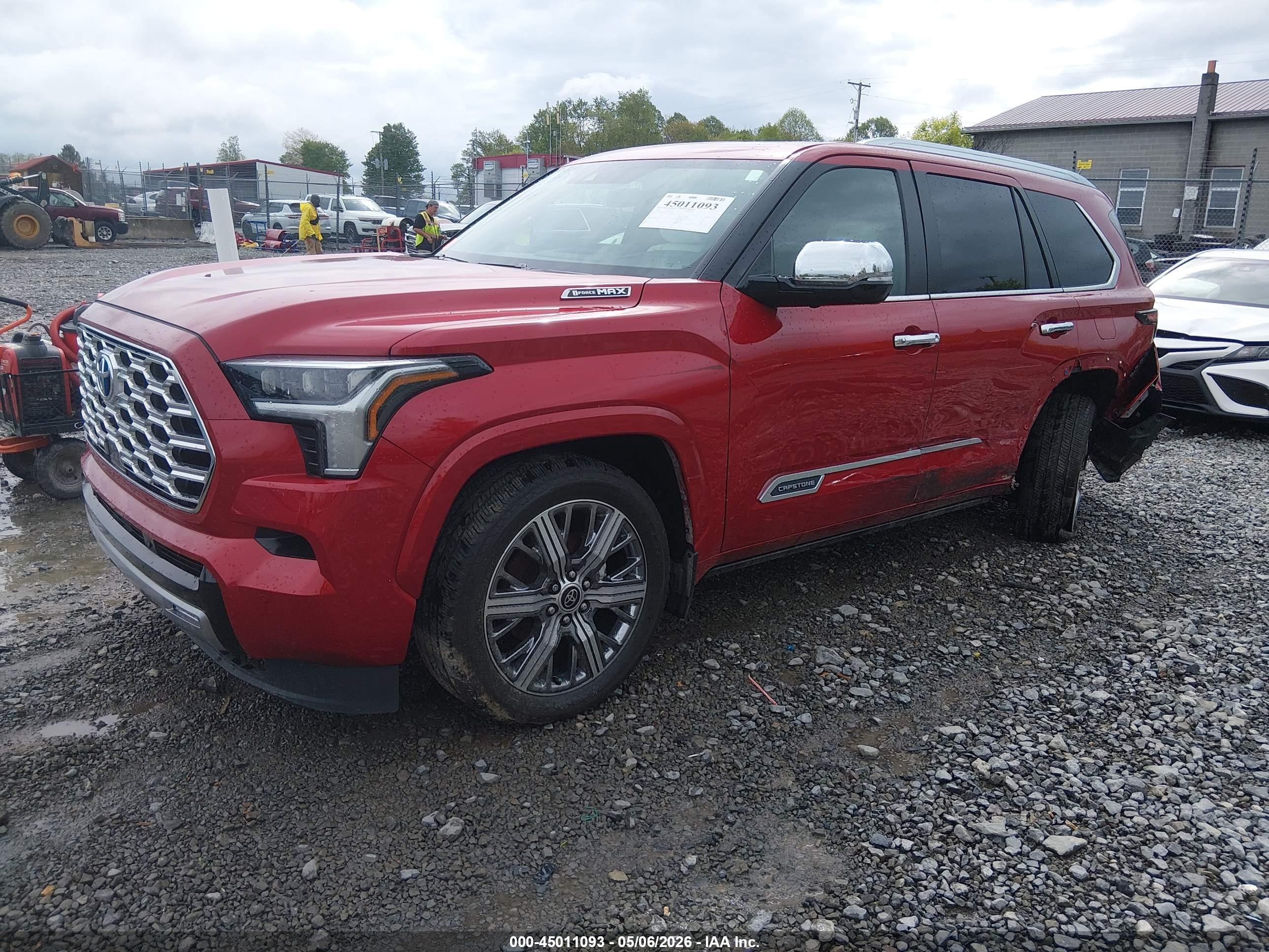 2024 Toyota Sequoia VIN 7SVAAABA3RX039950 IAAI salvage auction — Rear End, Salvage (West Virginia), sold $33,750 on 2026-07-08 (photo 2)