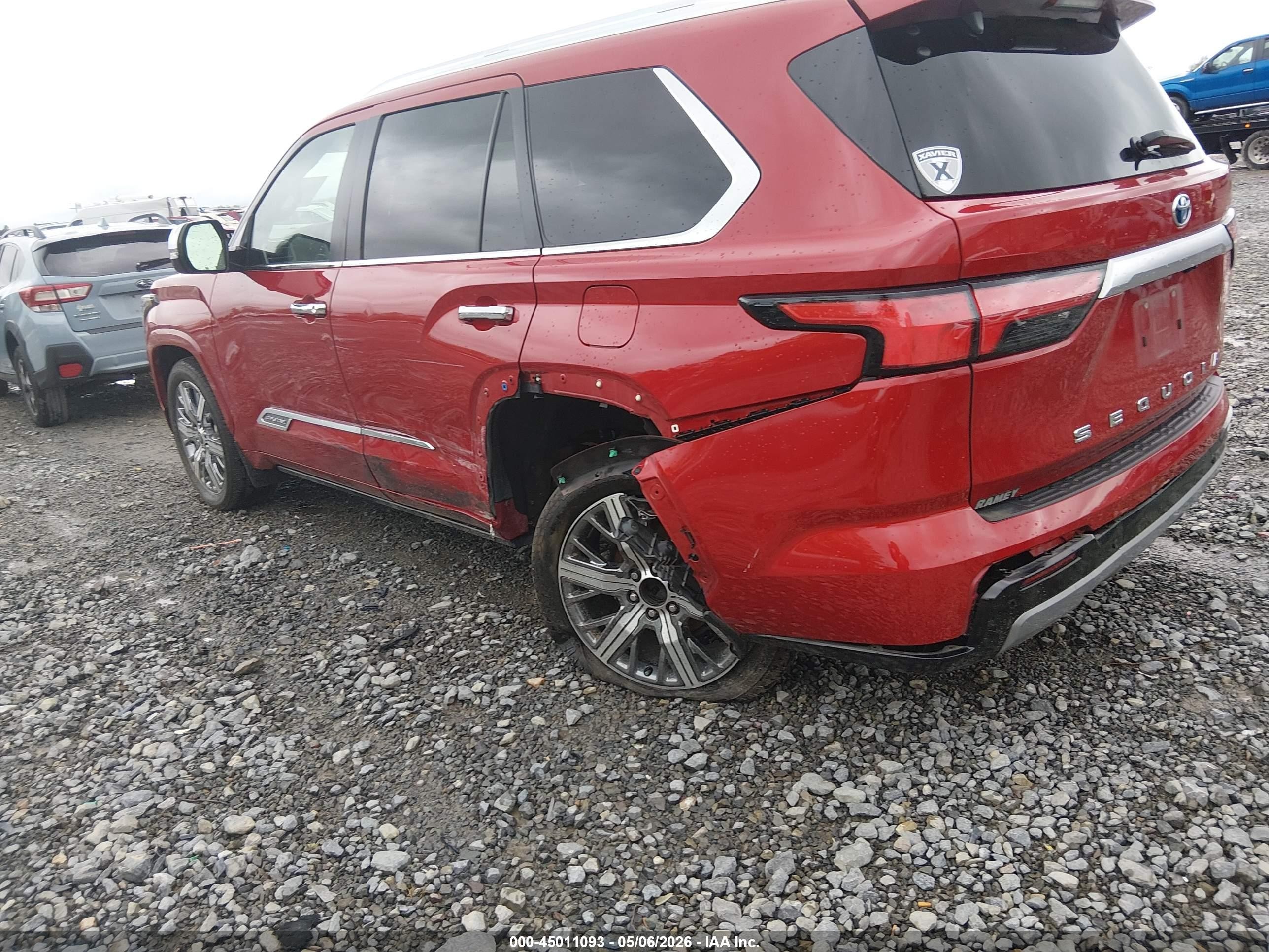 2024 Toyota Sequoia VIN 7SVAAABA3RX039950 IAAI salvage auction — Rear End, Salvage (West Virginia), sold $33,750 on 2026-07-08 (photo 6)