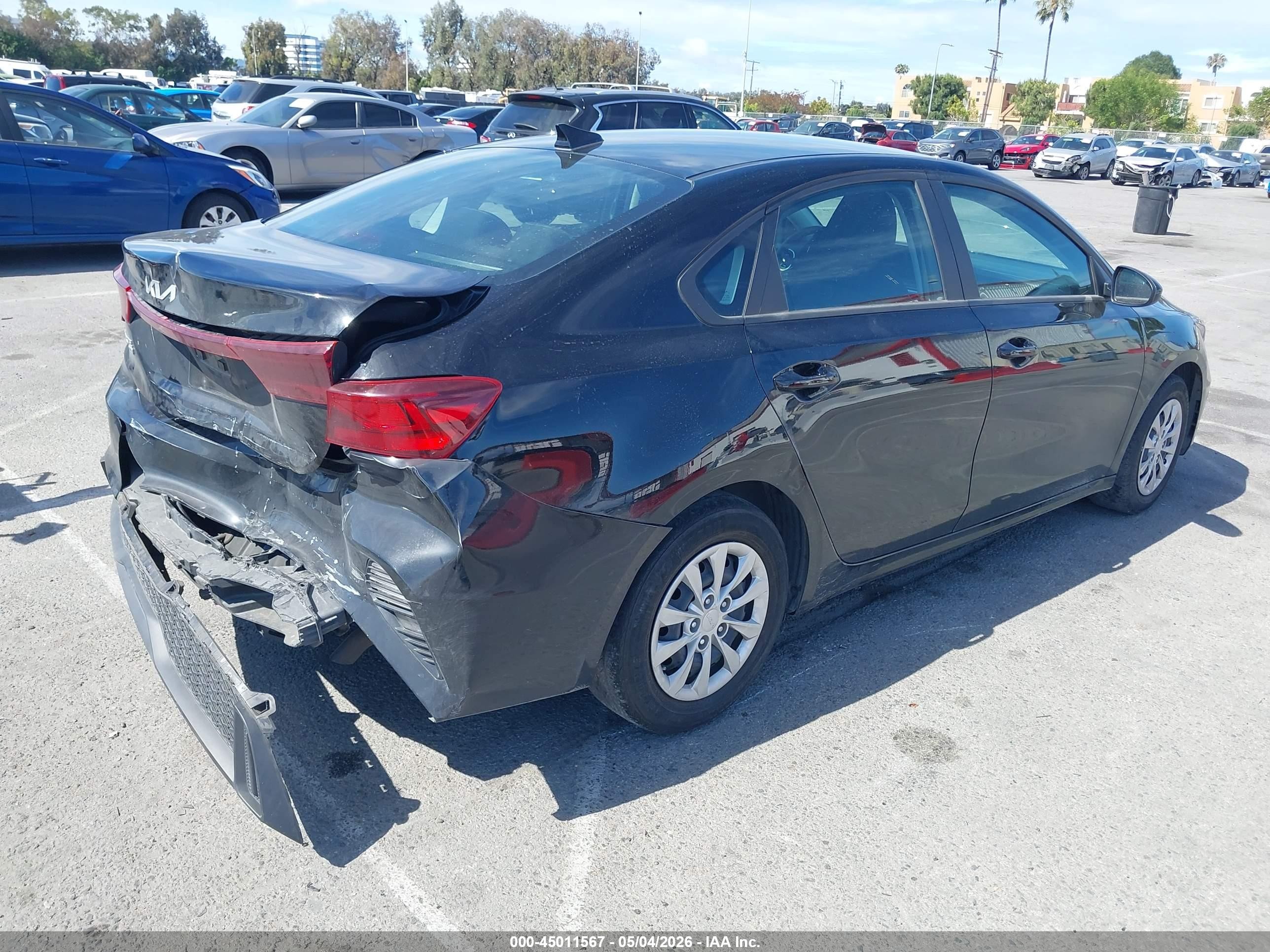 2024 Kia Forte VIN 3KPF24AD6RE766901 IAAI salvage auction — Rear End, Salvage (California), sold $2,550 on 2026-07-02 (photo 4)
