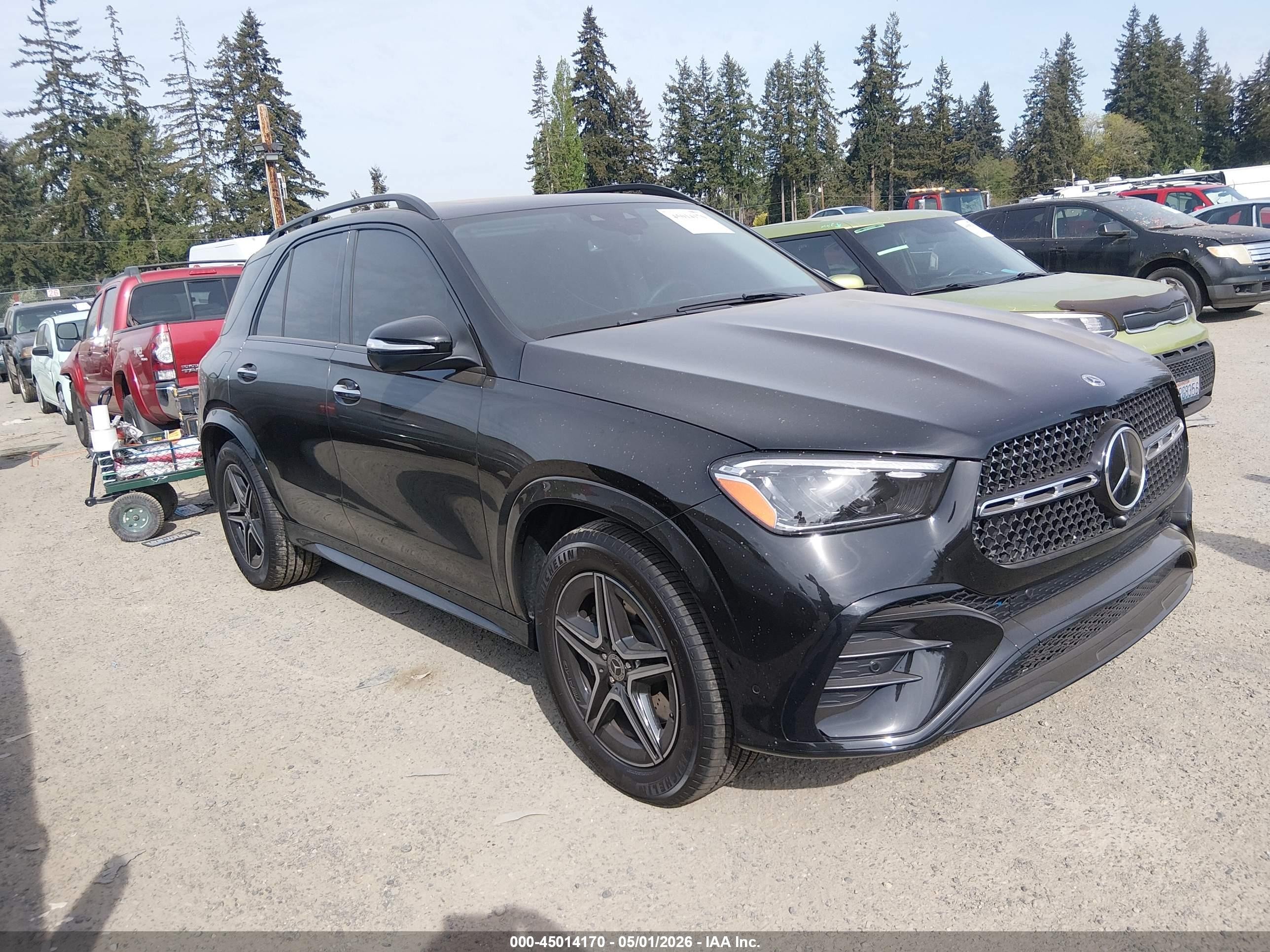 2025 Mercedes-Benz GLE-Class VIN 4JGFB4FB4SB418889 IAAI salvage auction — Water/Flood, Bill Of Sale (Washington), sold $35,500 on 2026-07-12 (photo 1)