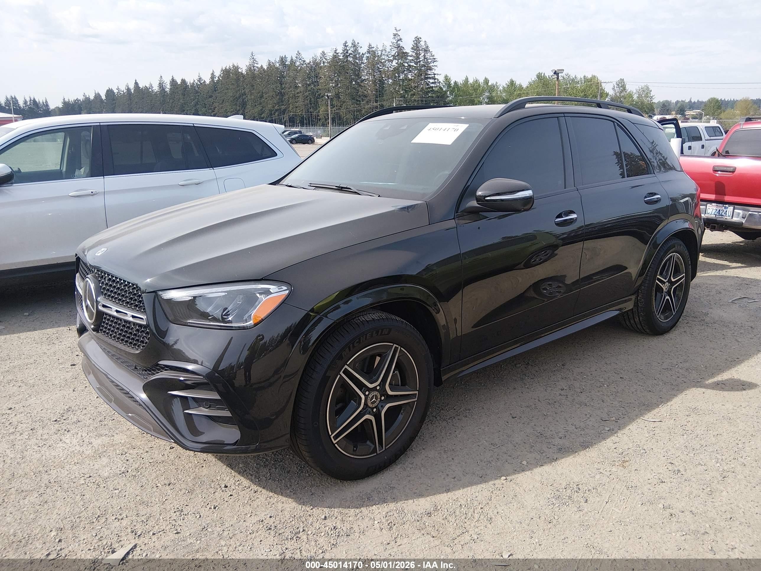 2025 Mercedes-Benz GLE-Class VIN 4JGFB4FB4SB418889 IAAI salvage auction — Water/Flood, Bill Of Sale (Washington), sold $35,500 on 2026-07-12 (photo 2)