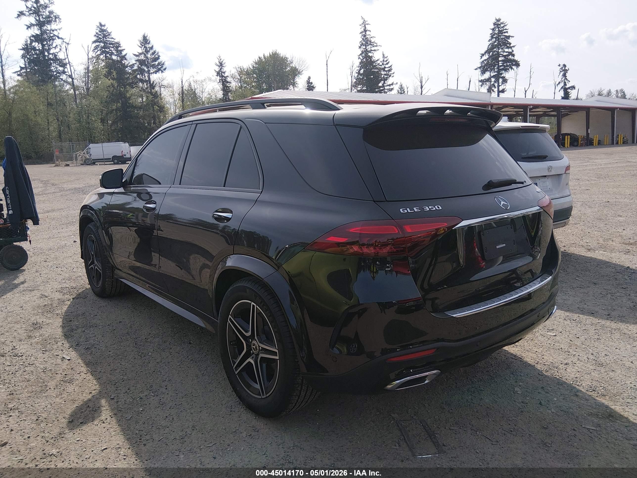 2025 Mercedes-Benz GLE-Class VIN 4JGFB4FB4SB418889 IAAI salvage auction — Water/Flood, Bill Of Sale (Washington), sold $35,500 on 2026-07-12 (photo 3)