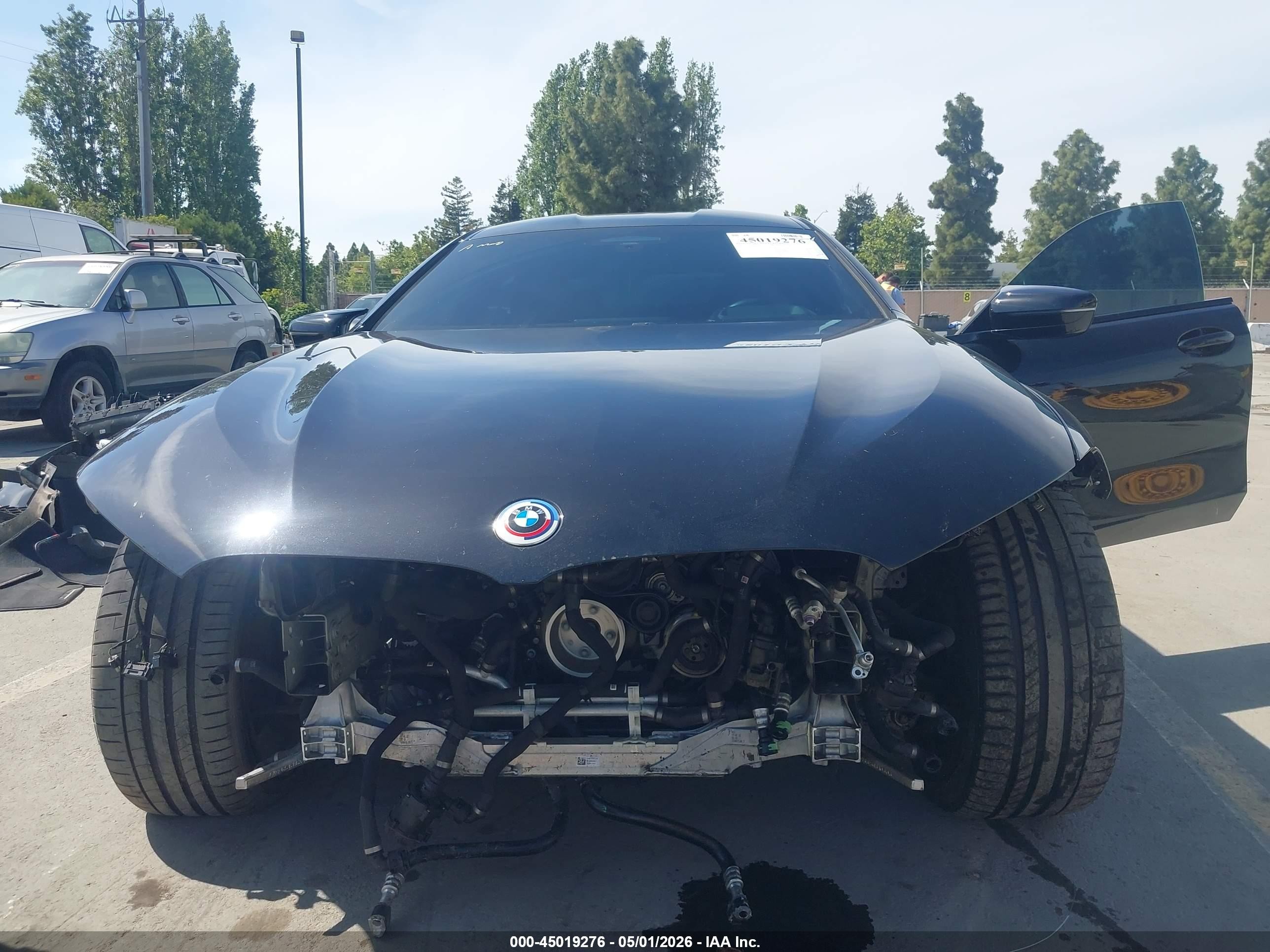 2023 BMW M8 VIN WBSGV0C00PCL61824 IAAI salvage auction — Front End, Salvage (California), sold $34,075 on 2026-08-10 (photo 6)