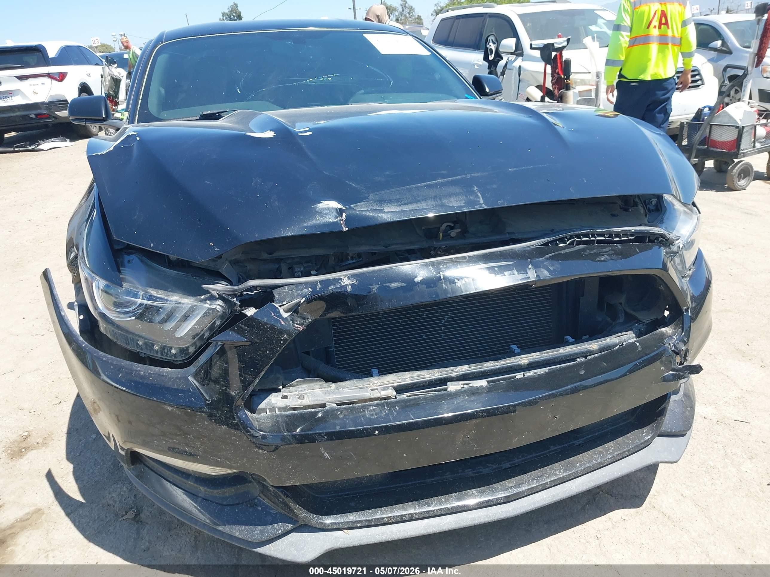 2016 Ford Mustang VIN 1FA6P8AM3G5279226 IAAI salvage auction — Front End, Salvage (California), sold $2,850 on 2026-07-11 (photo 6)