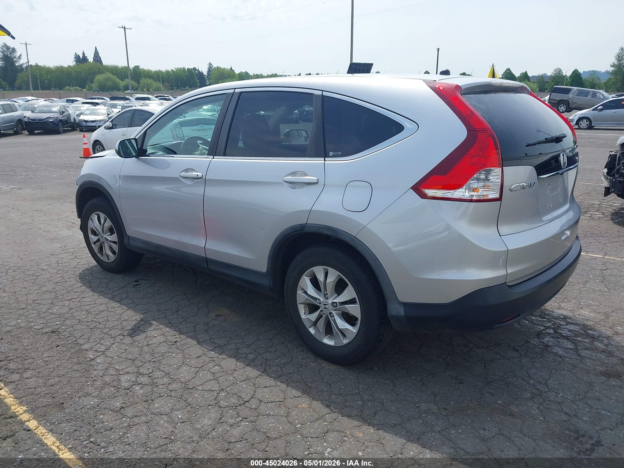 2012 Honda CR-V VIN 5J6RM4H59CL001129 IAAI salvage auction — Front End, Salvage (Oregon), sold $925 on 2026-07-02 (photo 3)