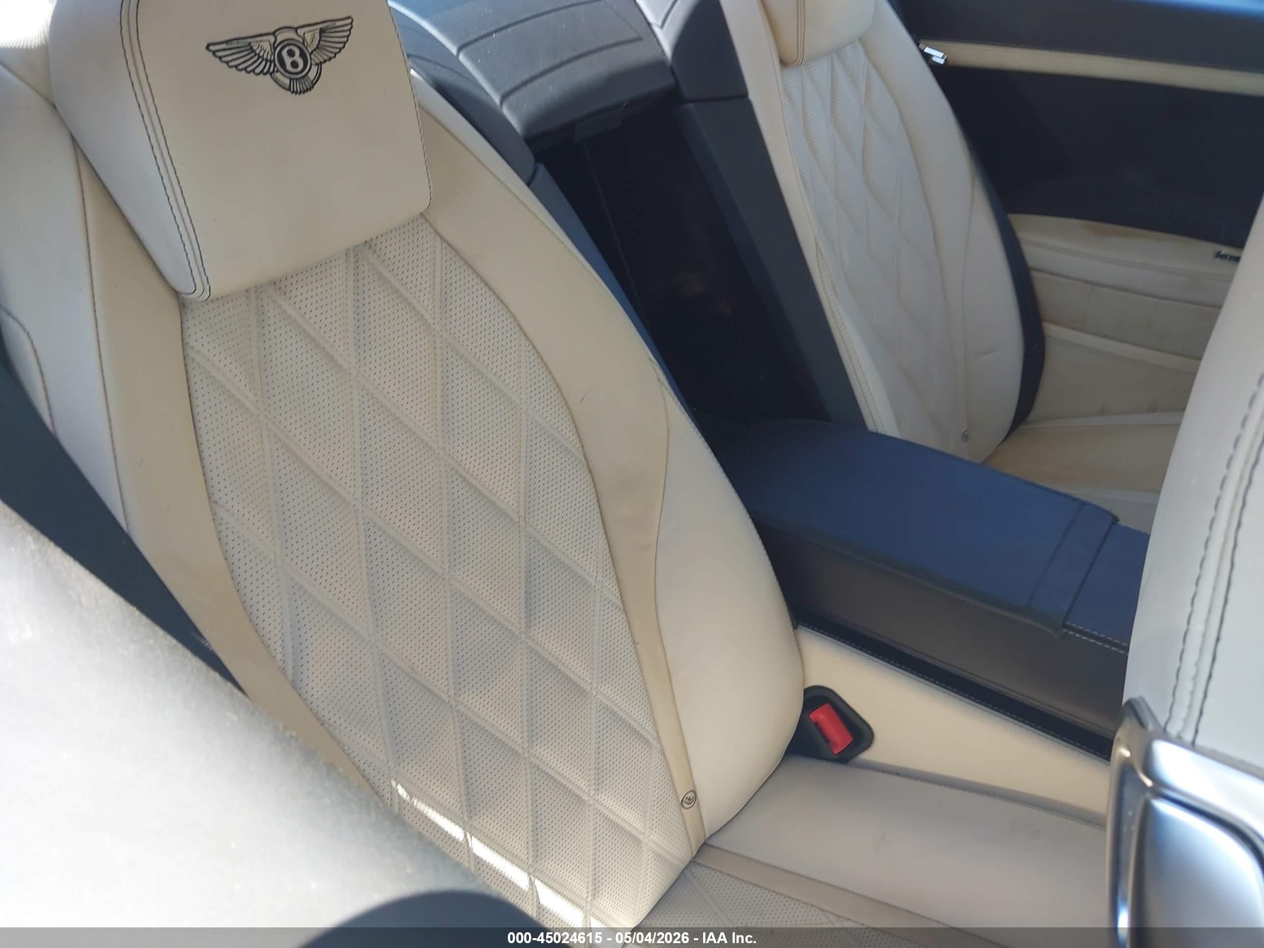 2012 Bentley Continental gt VIN SCBFR7ZAXCC071524 IAAI salvage auction — Normal Wear, Clear (New York), sold $27,500 on 2026-05-12 (photo 8)