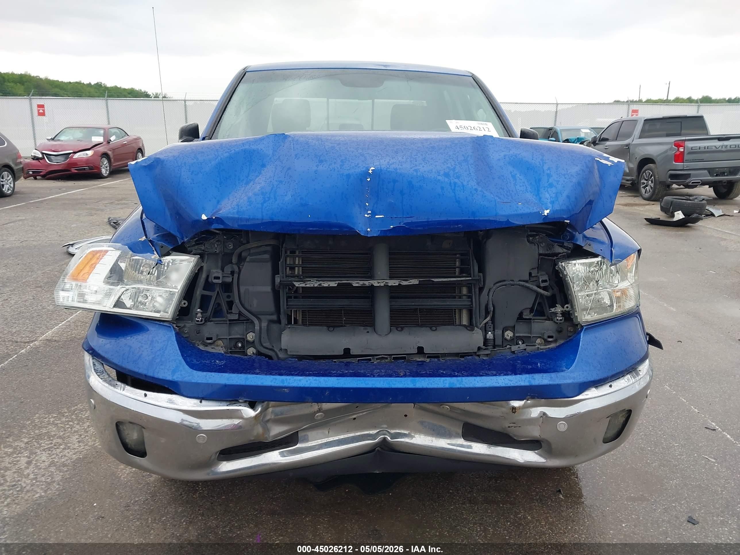 2019 Ram 1500 VIN 1C6RR7LT6KS702768 IAAI salvage auction — Front End, Salvage (Indiana), sold $2,500 on 2026-10-08 (photo 6)
