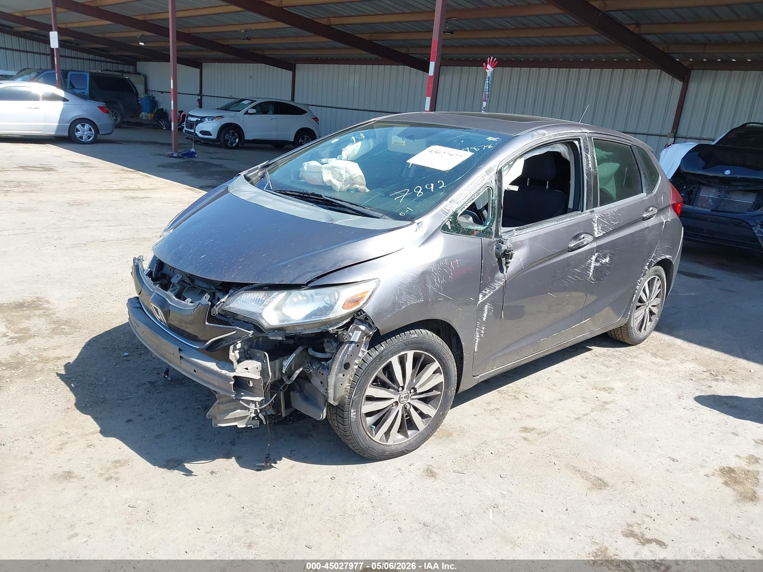 2015 Honda Fit VIN 3HGGK5H86FM767892 IAAI salvage auction — Front End, Salvage (California), sold $800 on 2026-07-02 (photo 2)