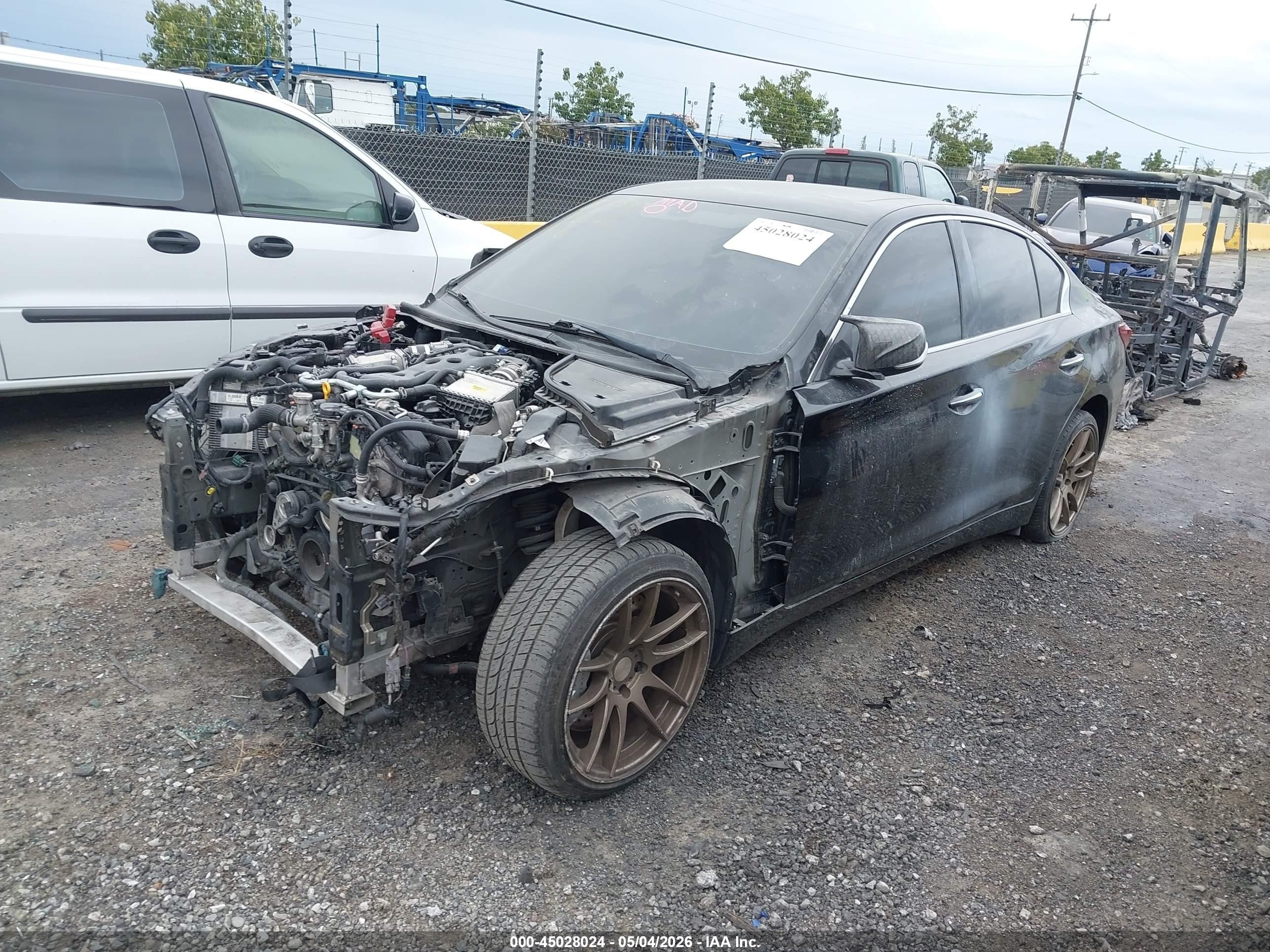 2020 Infiniti Q50 VIN JN1EV7AP4LM204313 IAAI salvage auction — Theft, Salvage (California), sold $1,925 on 2026-07-02 (photo 2)