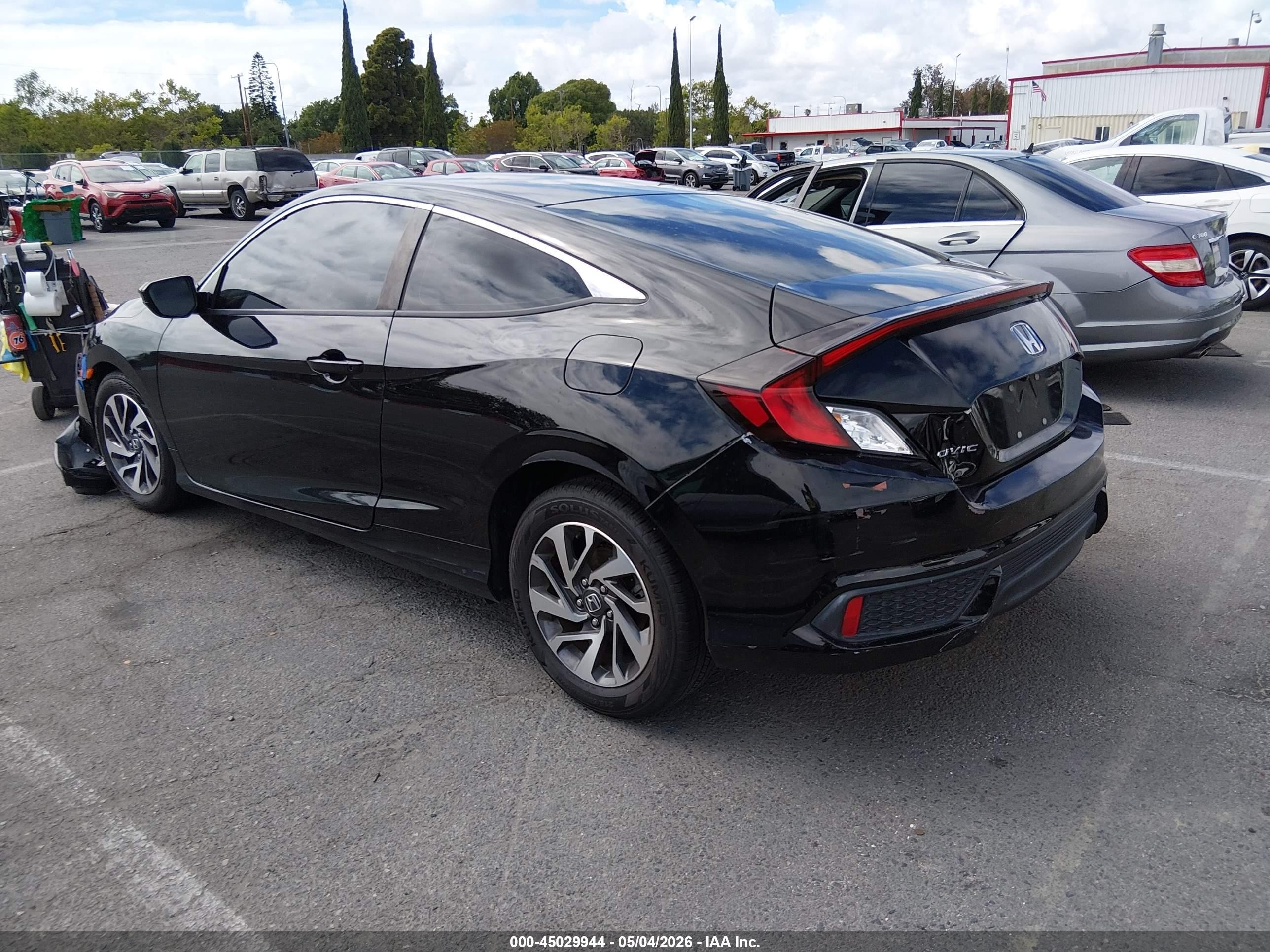 2020 Honda Civic VIN 2HGFC4B60LH303856 IAAI salvage auction — Front End, Salvage (California), sold $3,400 on 2026-07-02 (photo 3)