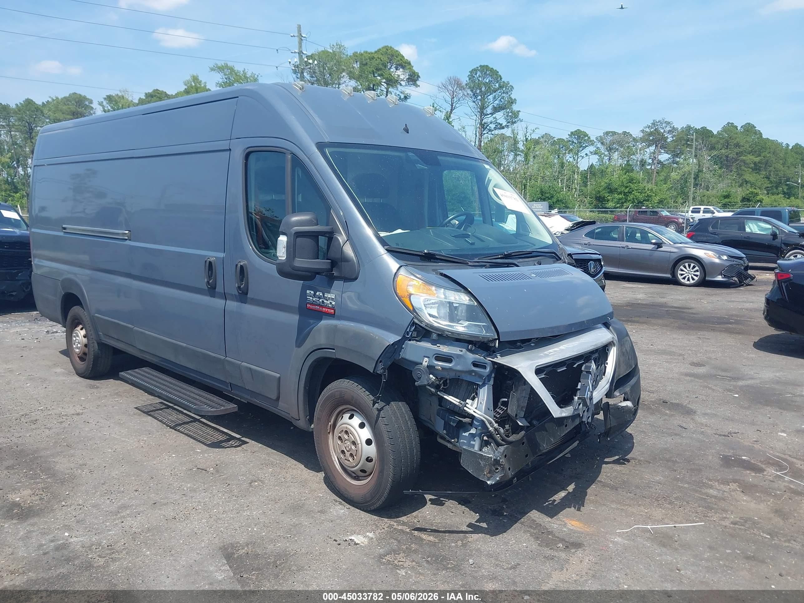 2020 Ram Promaster city VIN 3C6URVJG5LE140970 IAAI salvage auction — Front End, Certificate Of Destruction (Florida), sold $4,250 on 2026-06-30 (photo 1)