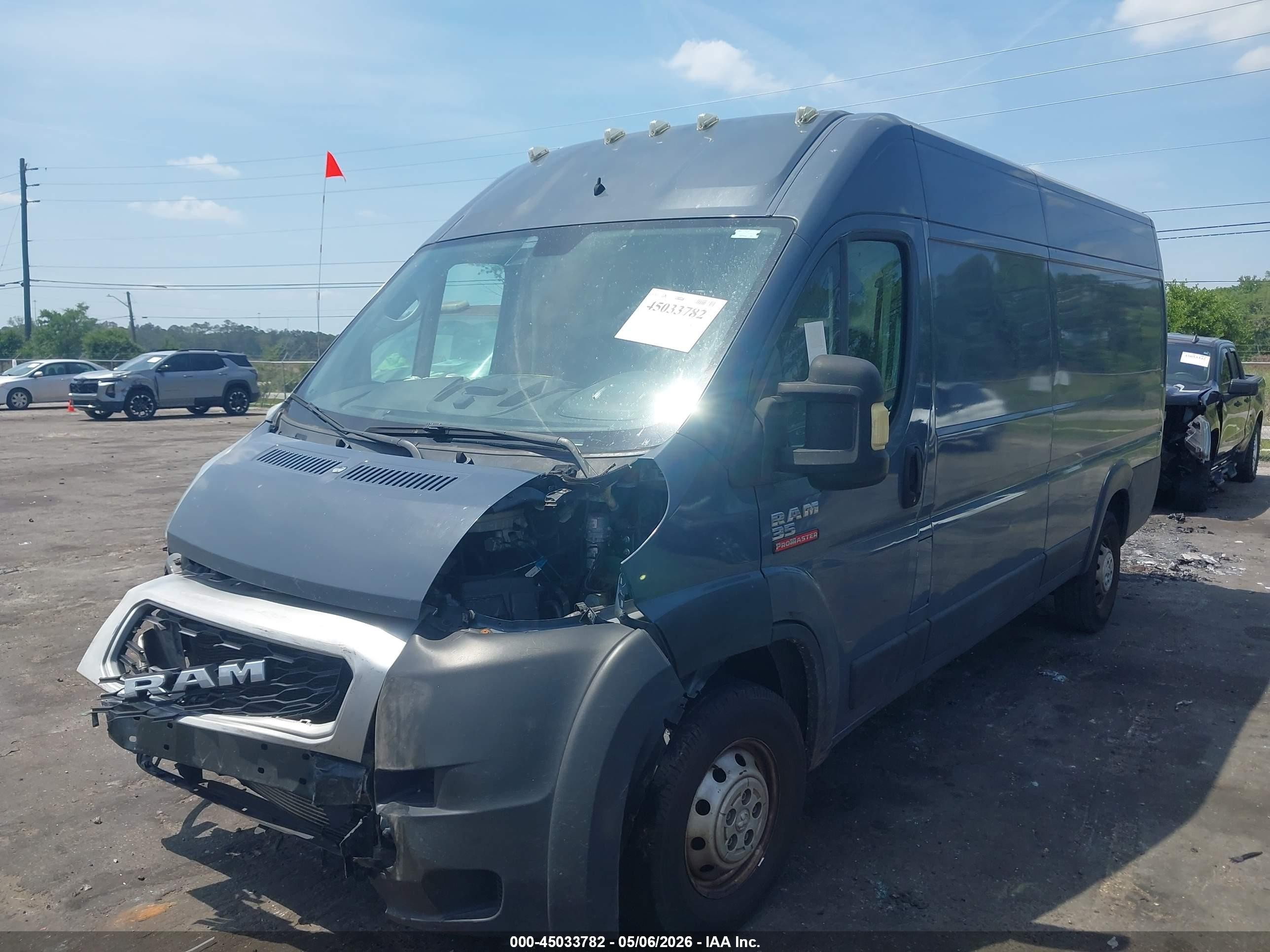 2020 Ram Promaster city VIN 3C6URVJG5LE140970 IAAI salvage auction — Front End, Certificate Of Destruction (Florida), sold $4,250 on 2026-06-30 (photo 2)