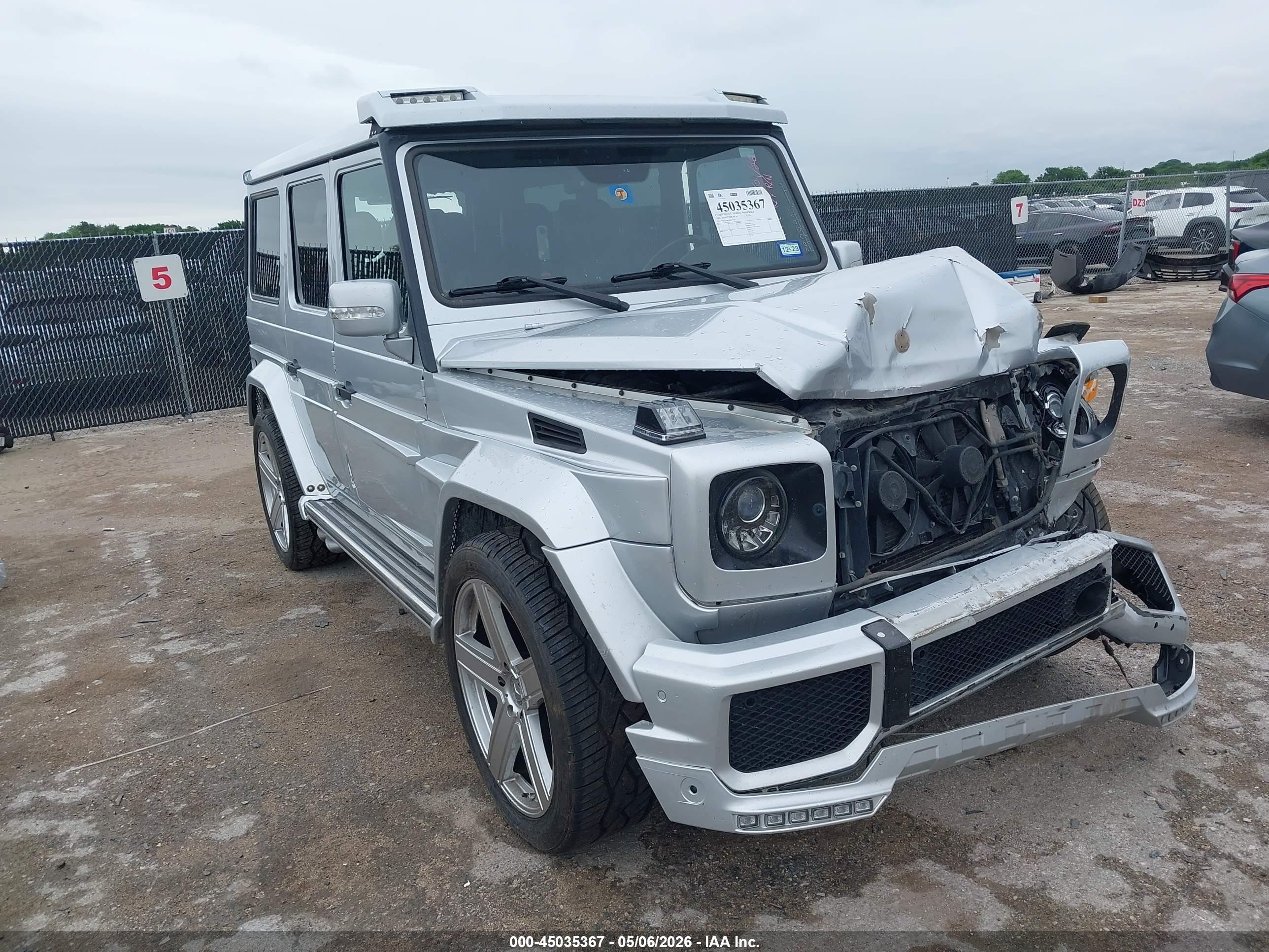 2008 Mercedes-Benz G-Class VIN WDCYR49E68X176420 — IAAI salvage auction photo