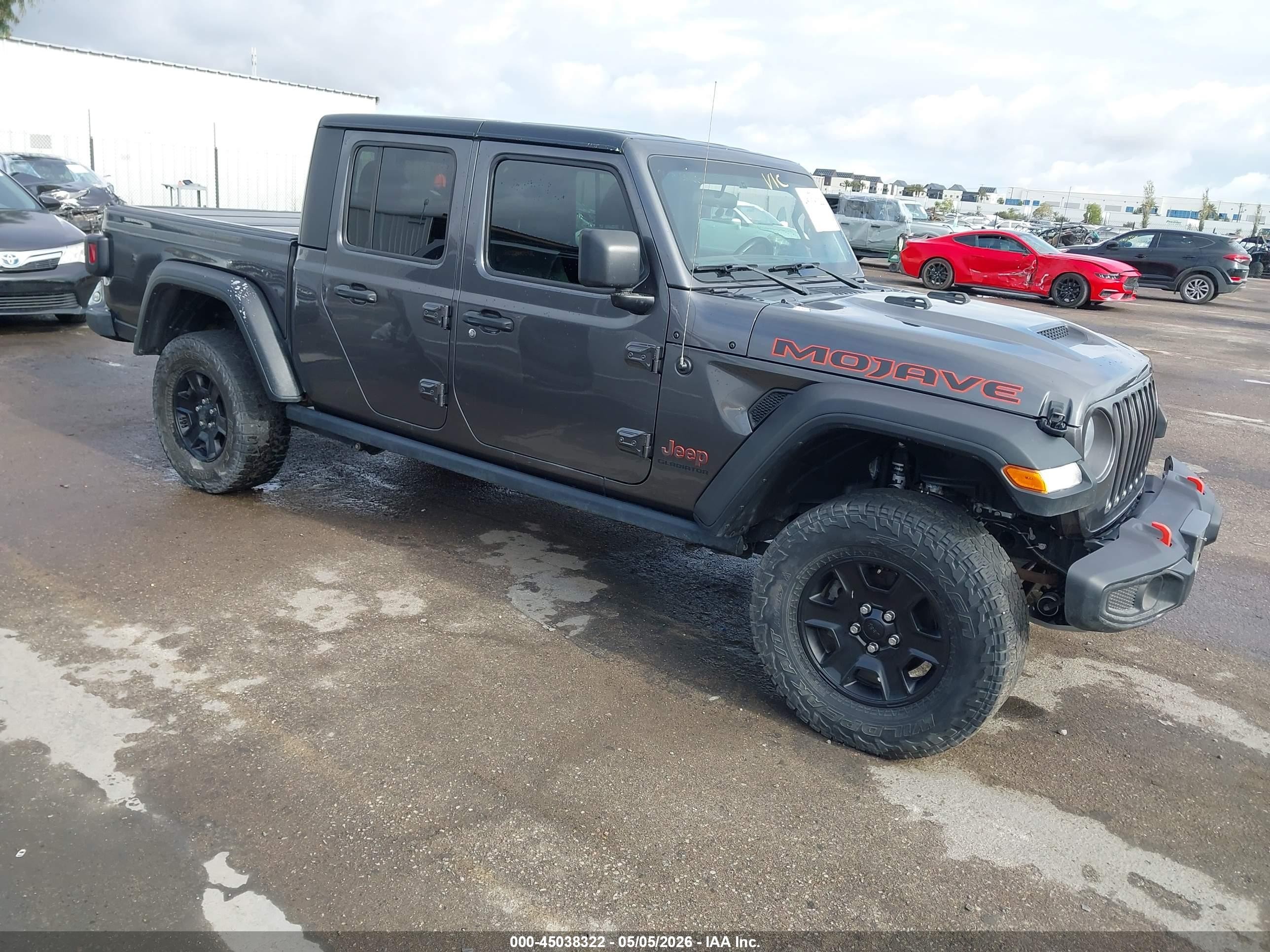 2021 Jeep Gladiator VIN 1C6JJTEG0ML582928 — IAAI salvage auction photo