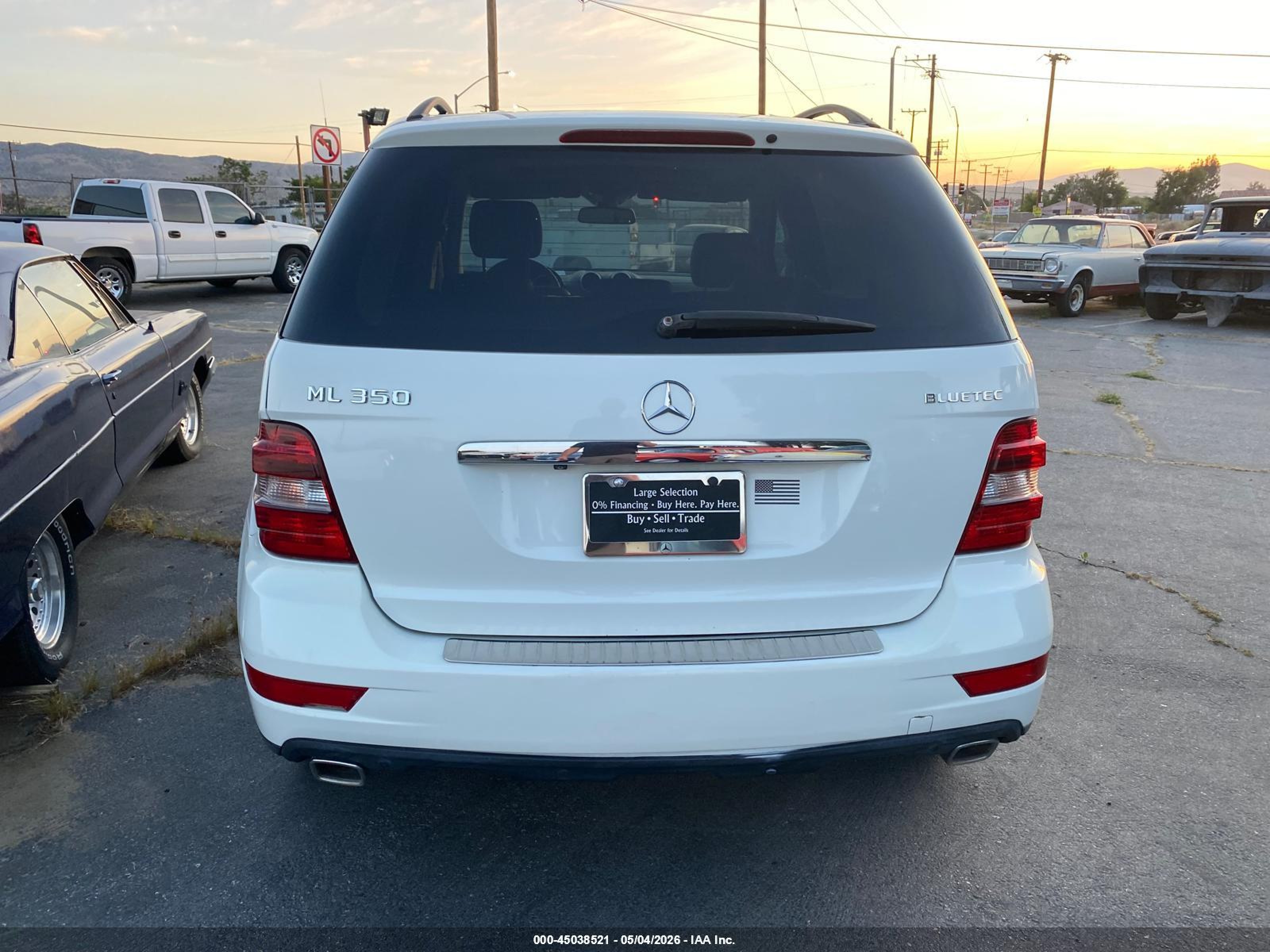 2010 Mercedes-Benz ML-Class VIN 4JGBB2FB5AA558814 IAAI salvage auction — Normal Wear, Clear - Dealer Only (California), sold $525 on 2026-07-09 (photo 6)