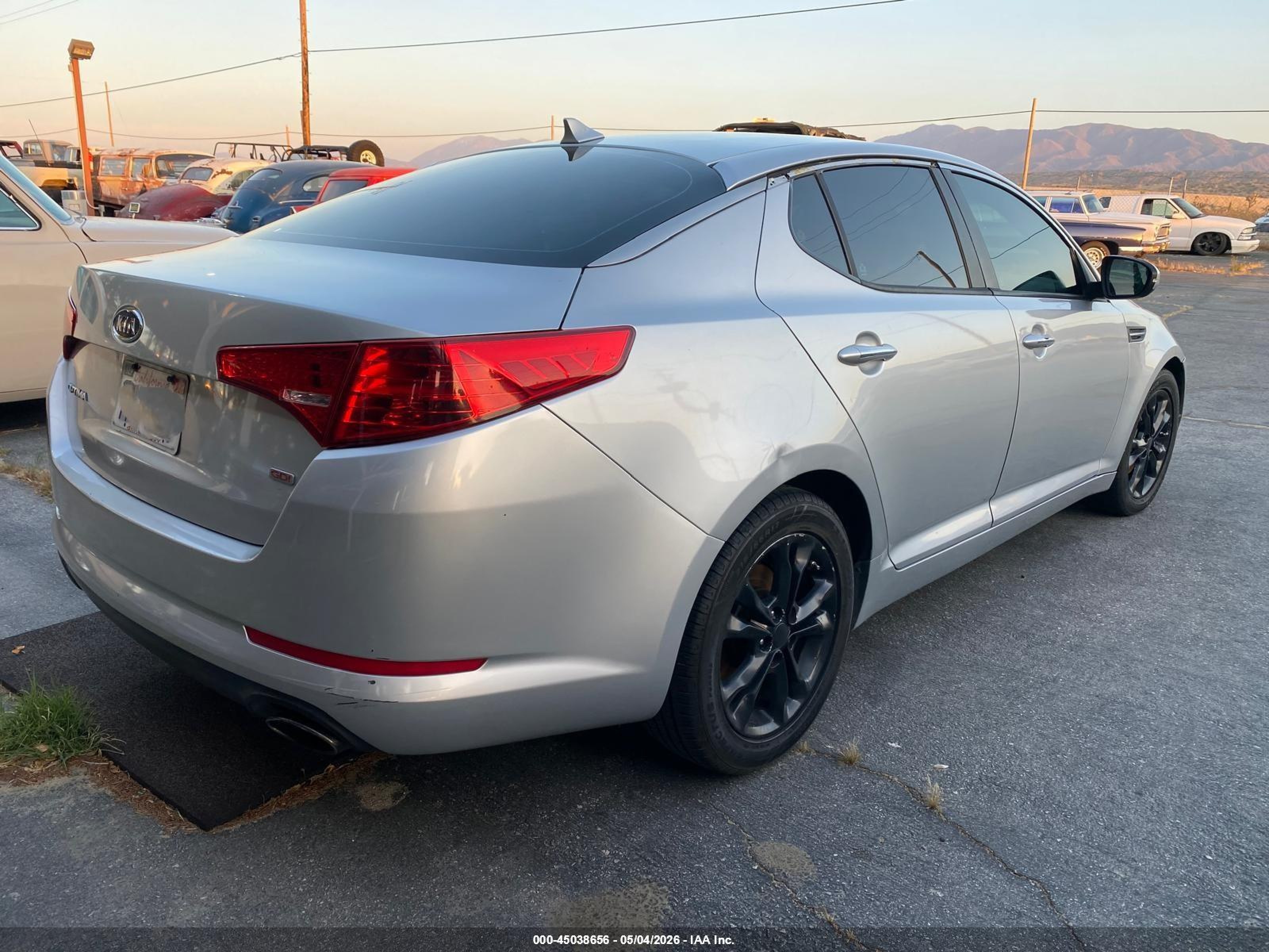 2012 Kia Optima VIN 5XXGM4A72CG045143 IAAI salvage auction — Mechanical, Clear - Dealer Only (California), sold $325 on 2026-07-09 (photo 4)