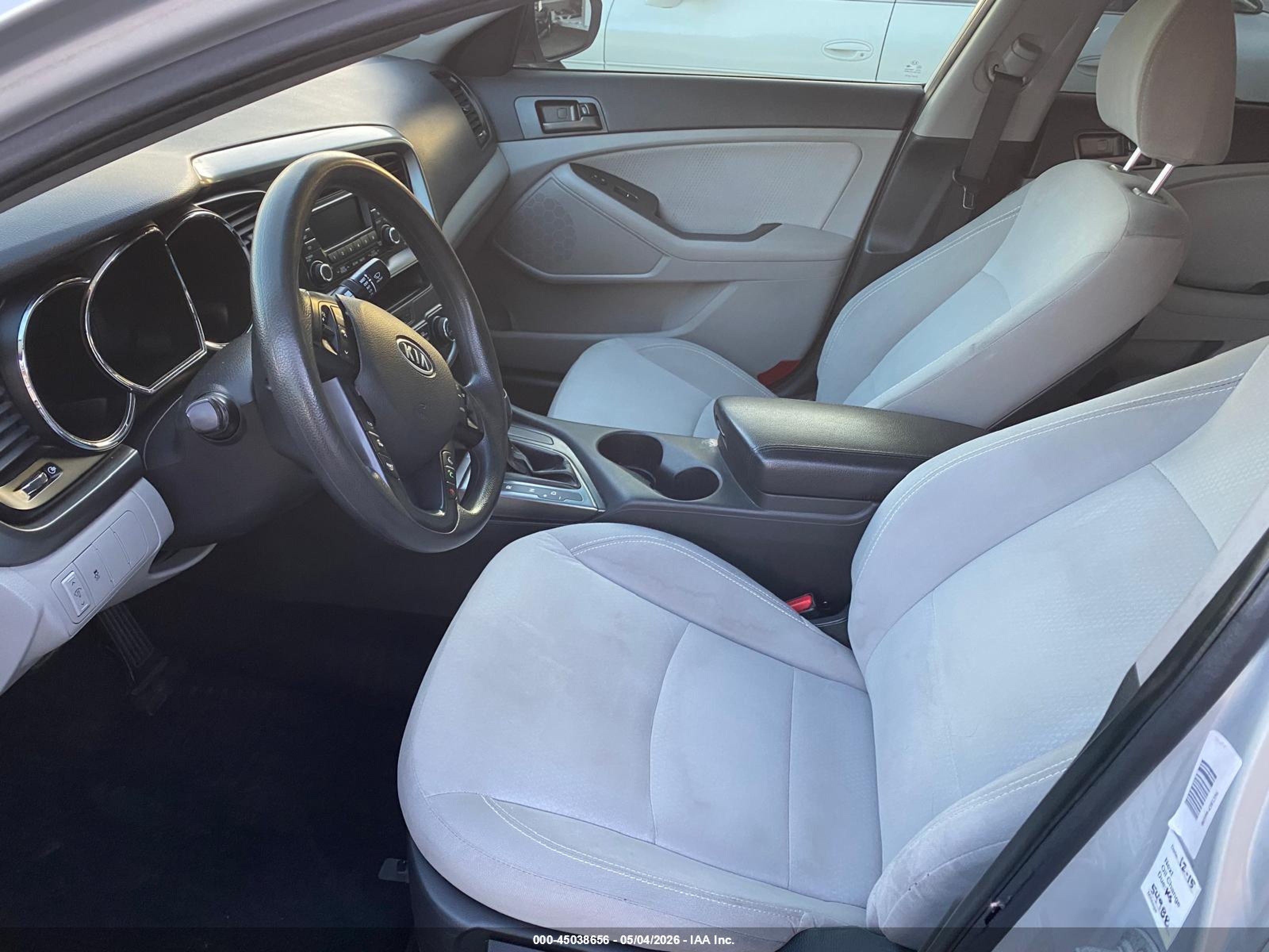2012 Kia Optima VIN 5XXGM4A72CG045143 IAAI salvage auction — Mechanical, Clear - Dealer Only (California), sold $325 on 2026-07-09 (photo 5)