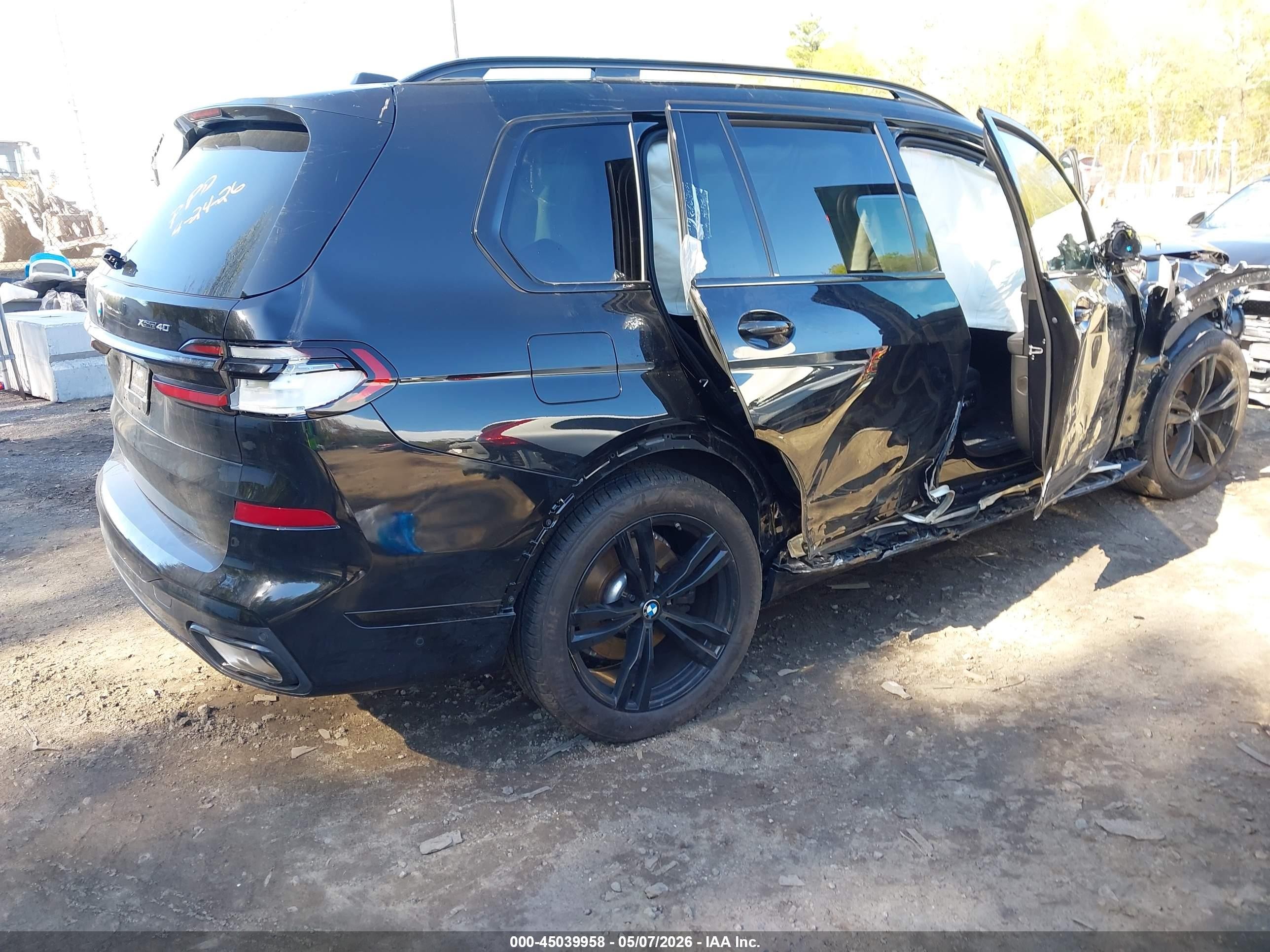 2024 BMW X7 VIN 5UX23EM08R9S66462 IAAI salvage auction — Front End, Salvage (Idaho), sold $28,500 on 2026-09-18 (photo 4)