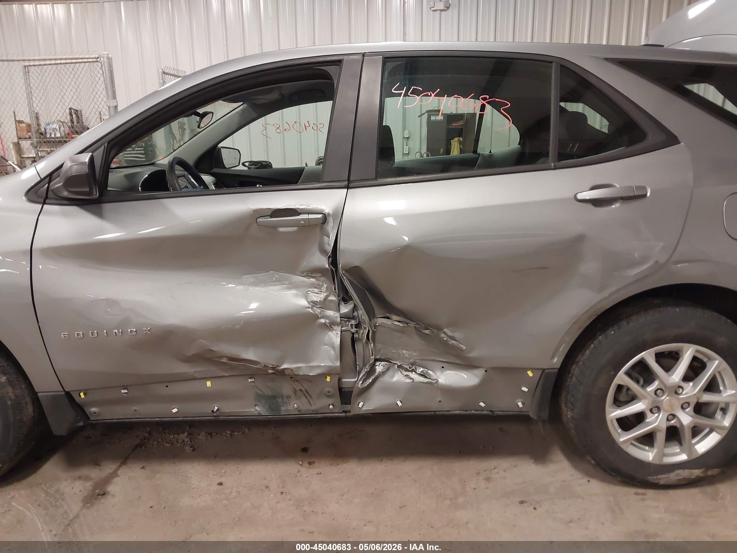2024 Chevrolet Equinox VIN 3GNAXSEGXRL181214 IAAI salvage auction — Side, Mv-907A (New York), sold $5,300 on 2026-07-11 (photo 6)