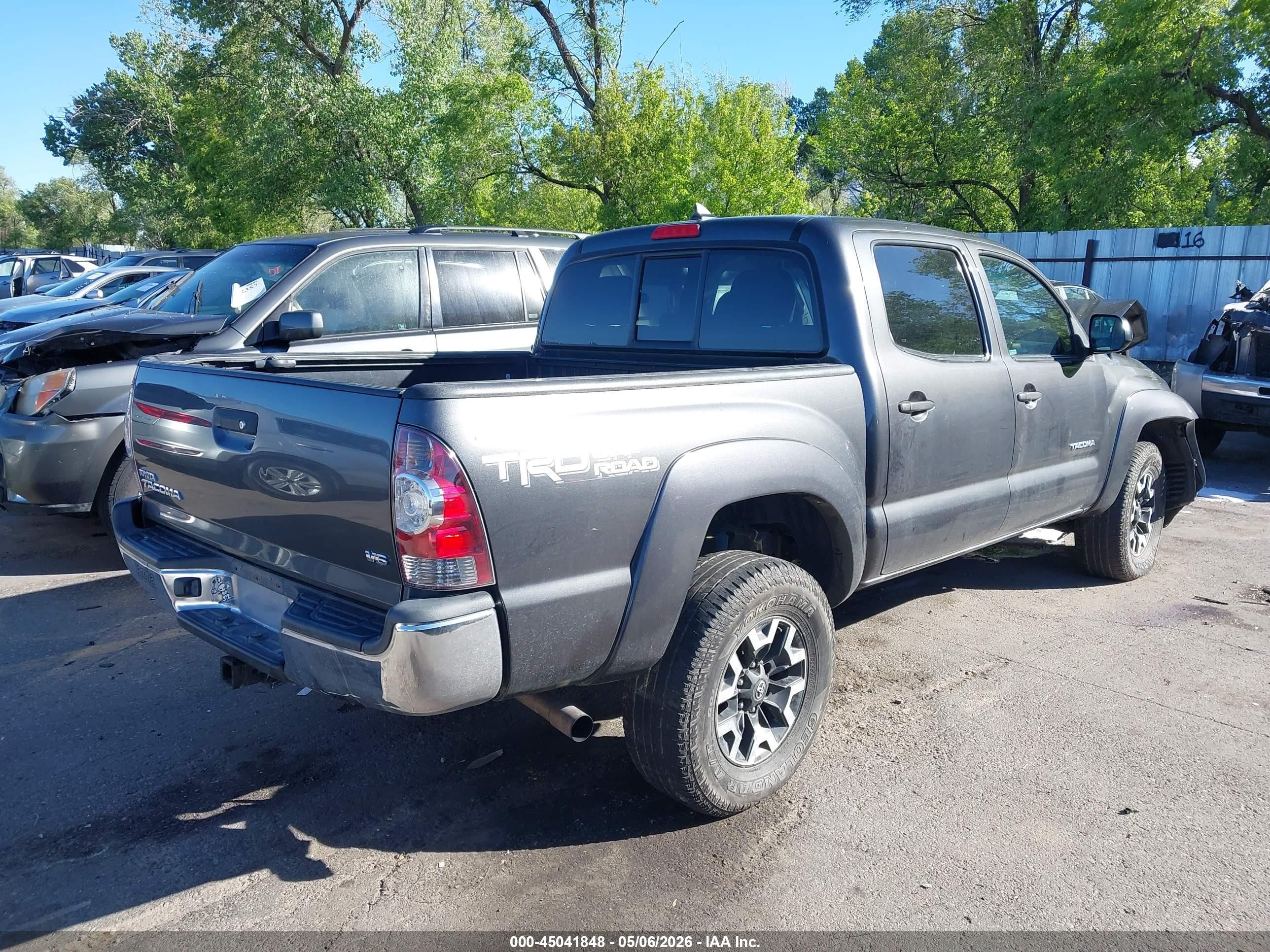 2014 Toyota Tacoma VIN 3TMLU4EN3EM148001 IAAI salvage auction — Front End, Salvage (Utah), sold $4,750 on 2026-07-09 (photo 4)