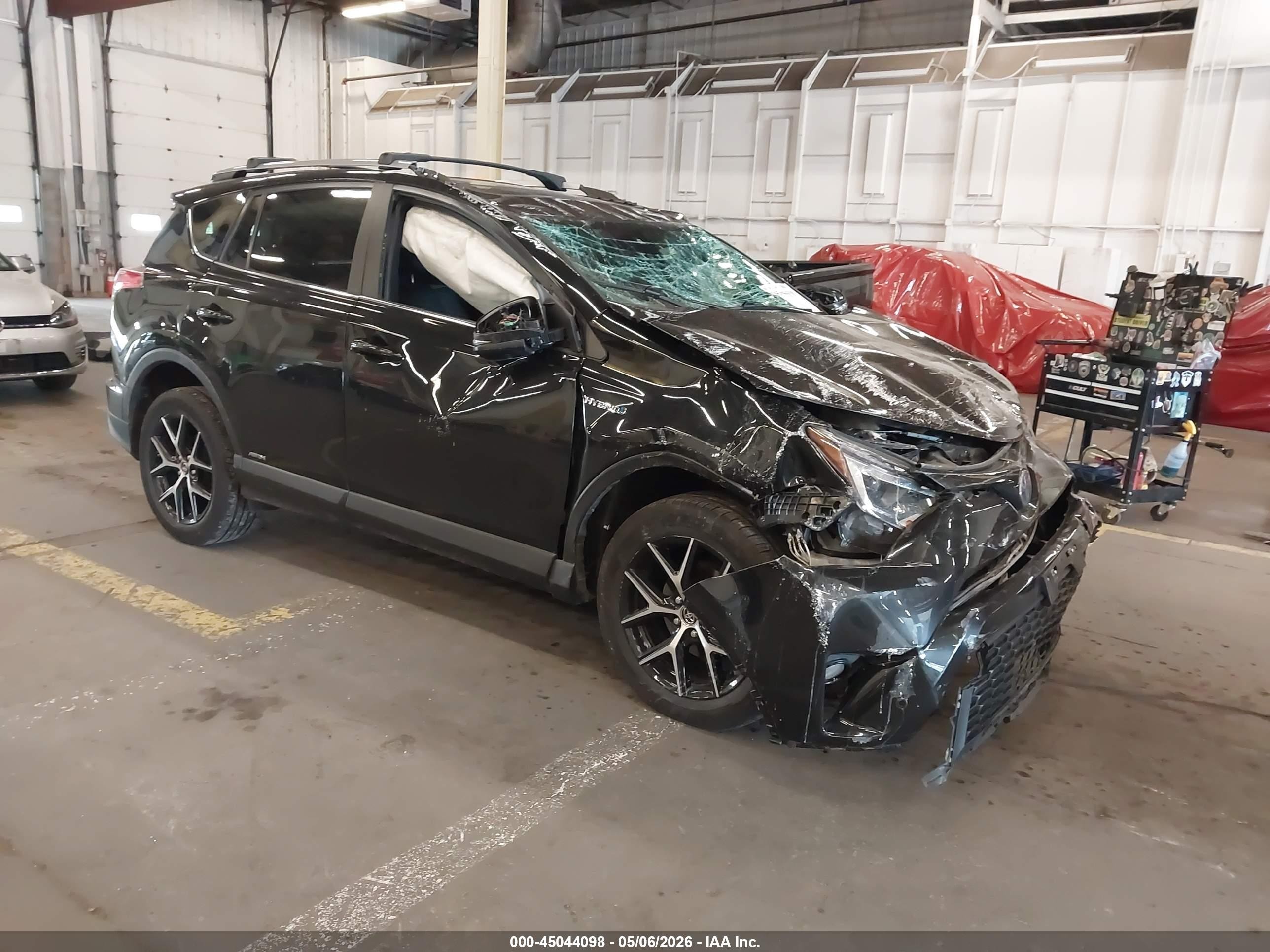2018 Toyota RAV4 Hybrid VIN JTMJJREVXJD188336 IAAI salvage auction — Front End, Salvage (Oregon), sold $2,100 on 2026-07-09 (photo 1)