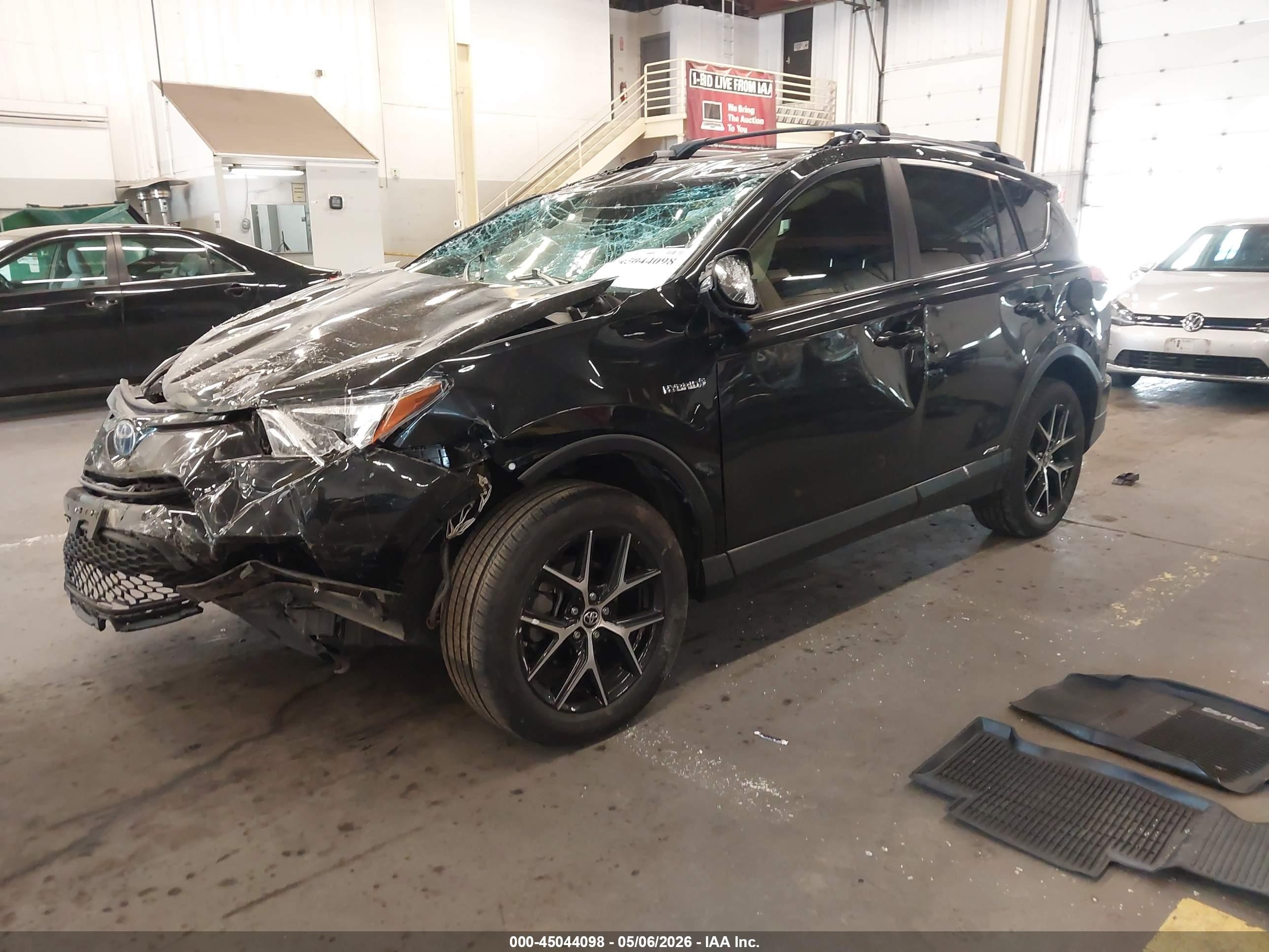 2018 Toyota RAV4 Hybrid VIN JTMJJREVXJD188336 IAAI salvage auction — Front End, Salvage (Oregon), sold $2,100 on 2026-07-09 (photo 2)