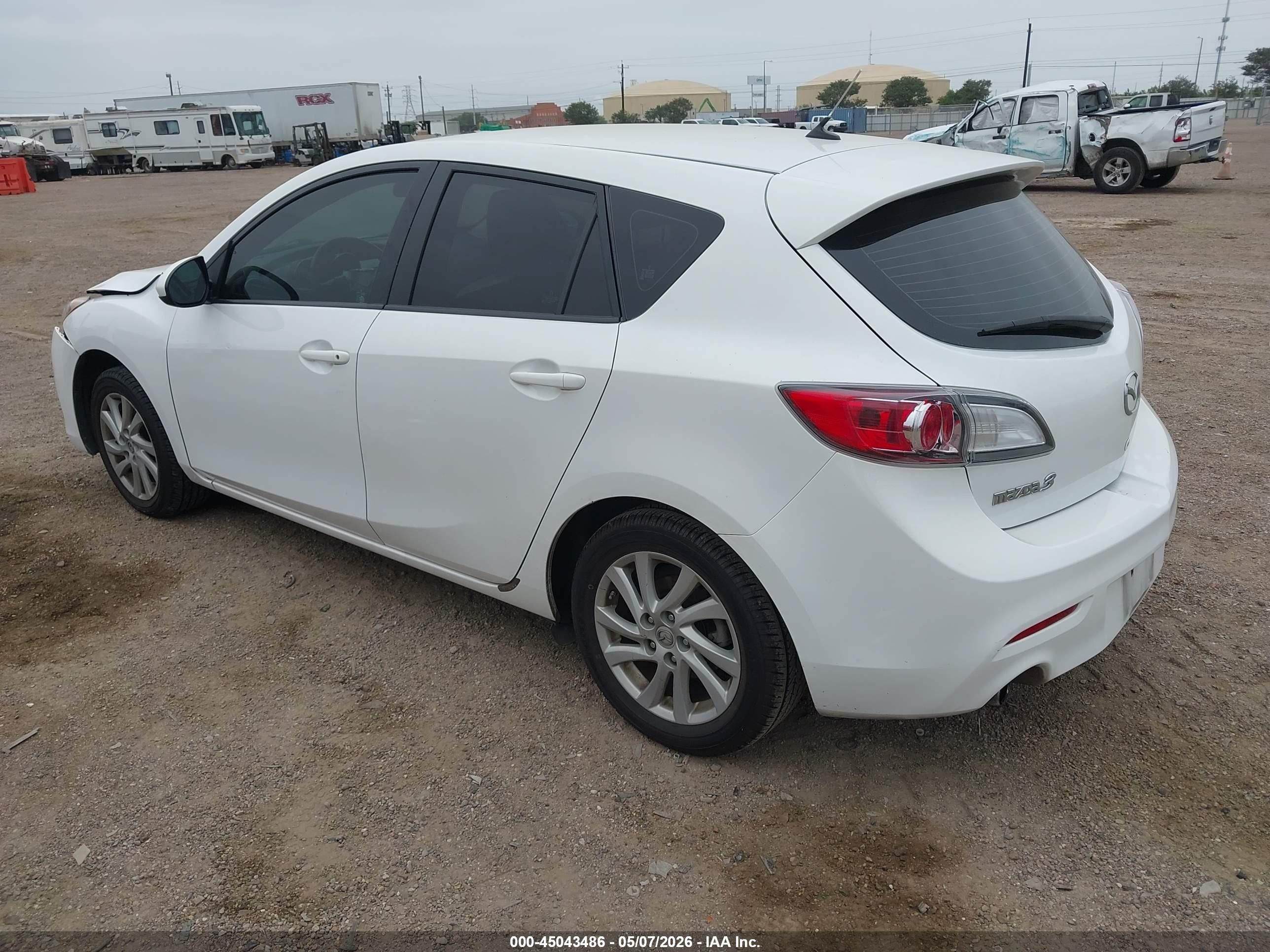 2012 Mazda 3 VIN JM1BL1L71C1535464 IAAI salvage auction — Front End, Original (Texas), sold $1,450 on 2026-10-06 (photo 3)