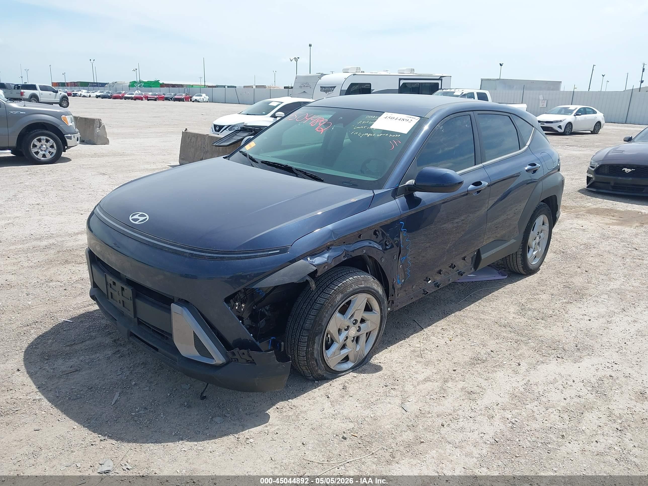 2025 Hyundai Kona VIN KM8HA3AB2SU273840 IAAI salvage auction — Front End, Original (Texas), sold $6,400 on 2026-07-06 (photo 6)