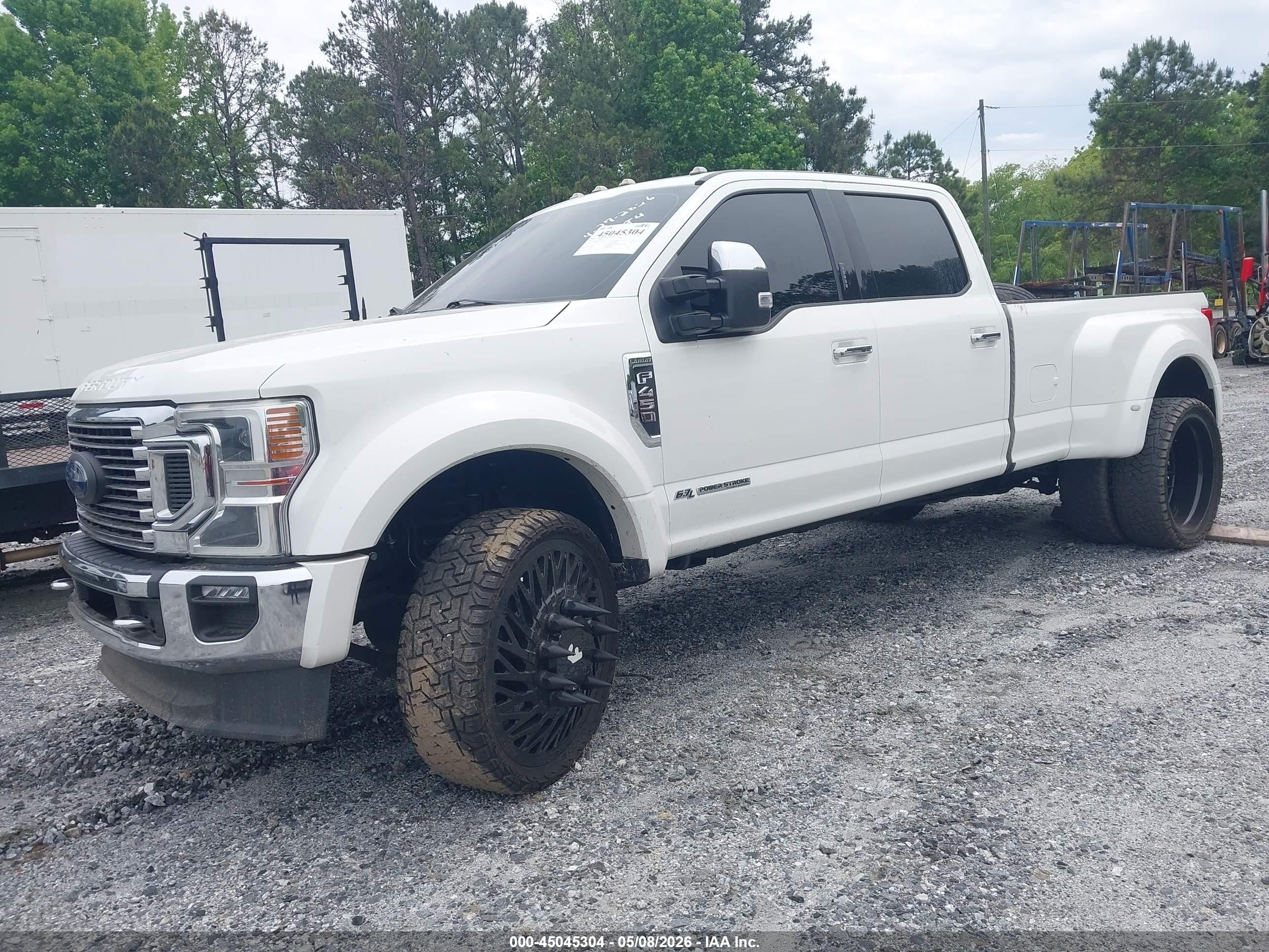 2022 Ford F450 VIN 1FT8W4DT8NEC57754 IAAI salvage auction — Front End, Salvage (Florida), sold $25,450 on 2026-09-09 (photo 2)
