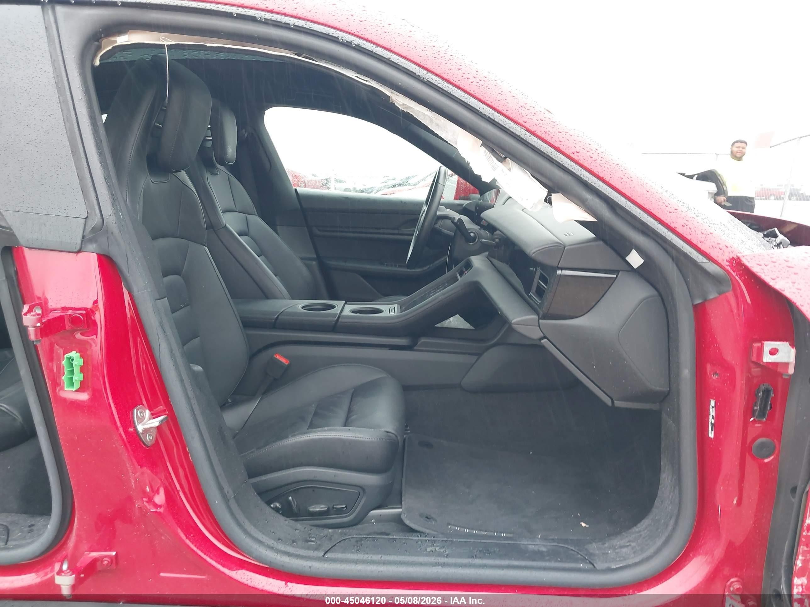 2022 Porsche Taycan VIN WP0AA2Y14NSA10412 IAAI salvage auction — Side, Original (Texas), sold $20,350 on 2026-08-13 (photo 5)