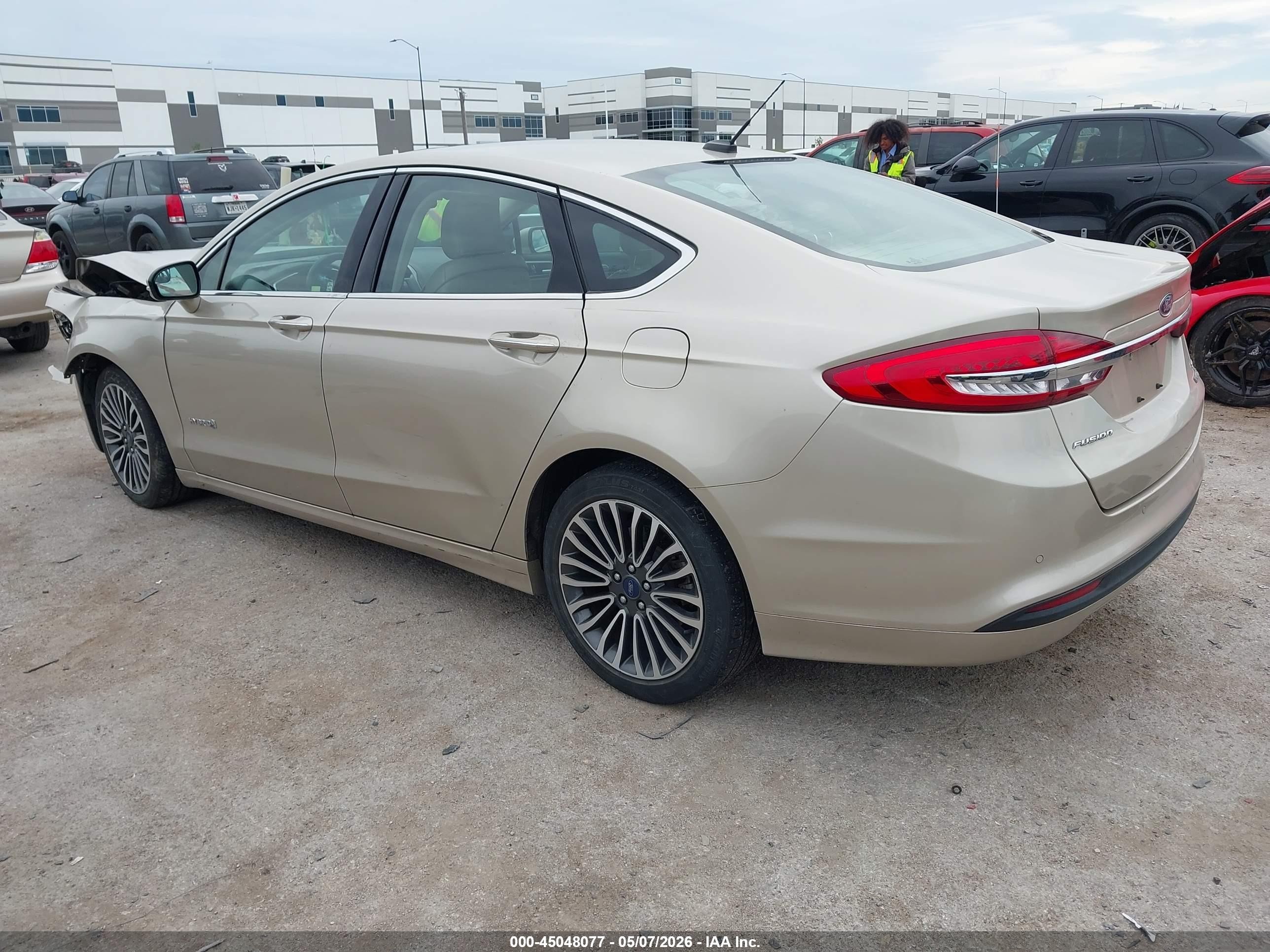 2017 Ford Fusion VIN 3FA6P0LUXHR349544 IAAI salvage auction — Front End, Original (Texas), sold $2,300 on 2026-08-26 (photo 3)