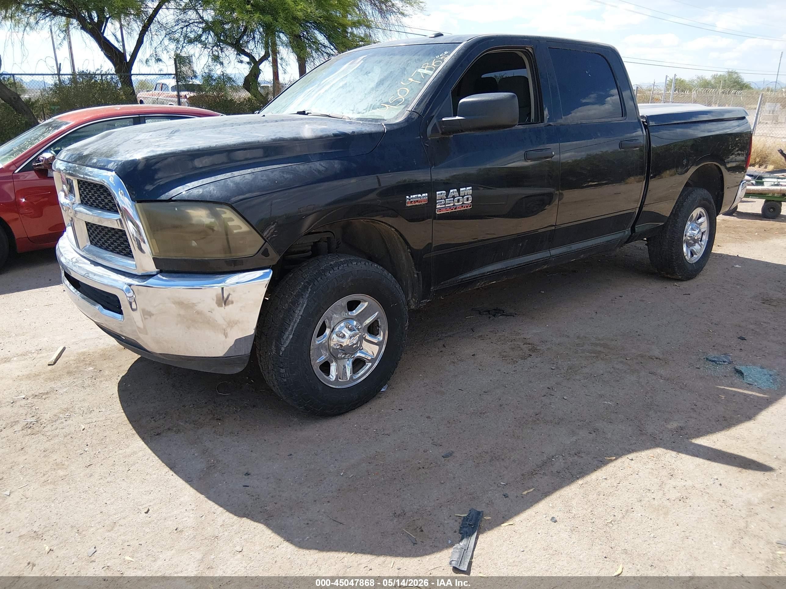 2017 Ram 2500 VIN 3C6UR4CJ0HG536576 IAAI salvage auction — Side, Salvage (Arizona), sold $1,675 on 2026-07-09 (photo 2)