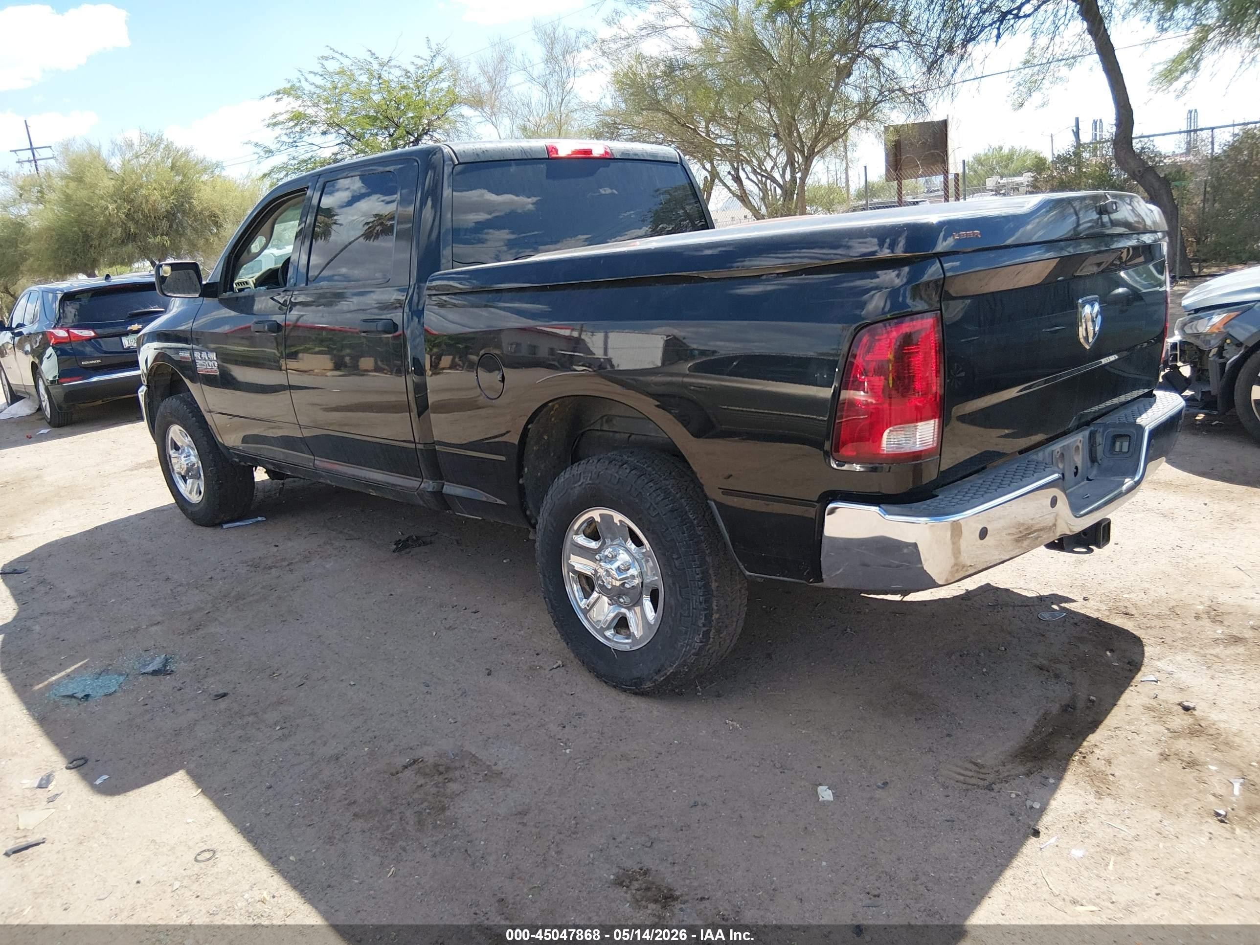 2017 Ram 2500 VIN 3C6UR4CJ0HG536576 IAAI salvage auction — Side, Salvage (Arizona), sold $1,675 on 2026-07-09 (photo 3)